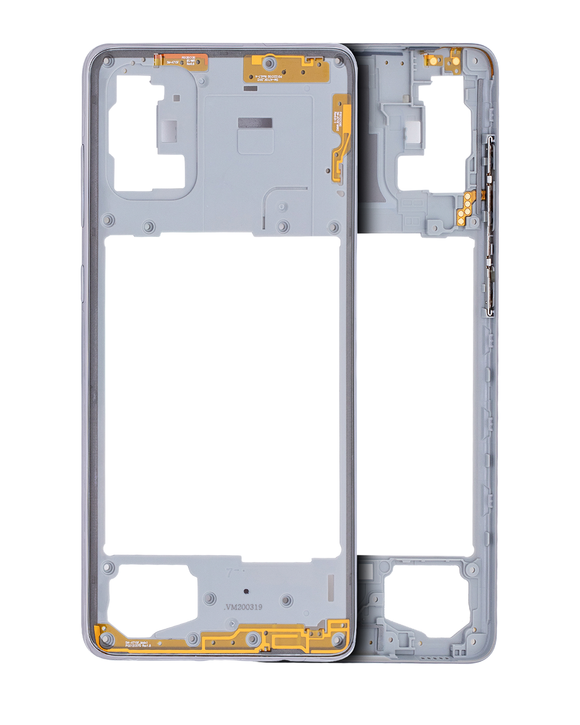 Frame centrale per Samsung Galaxy A71 (A715 / 2020) (Prism Crush Argento)
