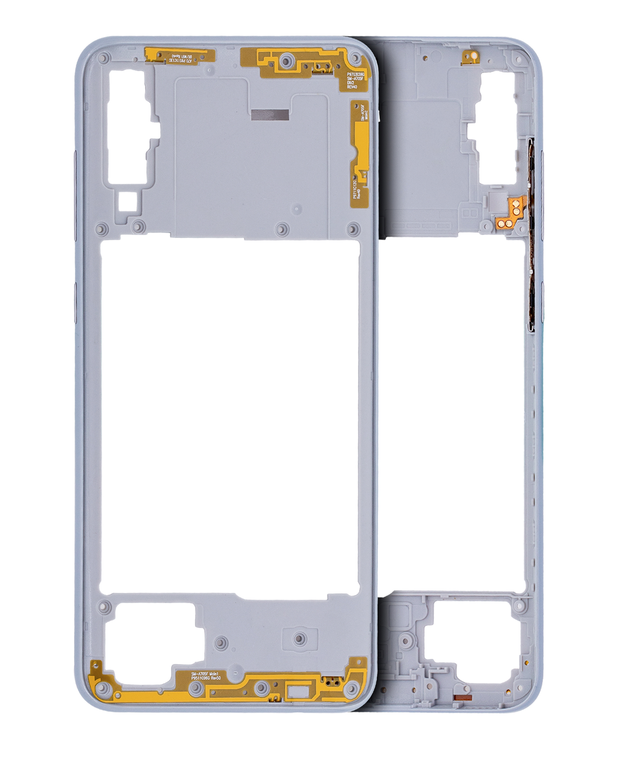 Frame centrale per Samsung Galaxy A70 (A705 / 2019) (Bianco)