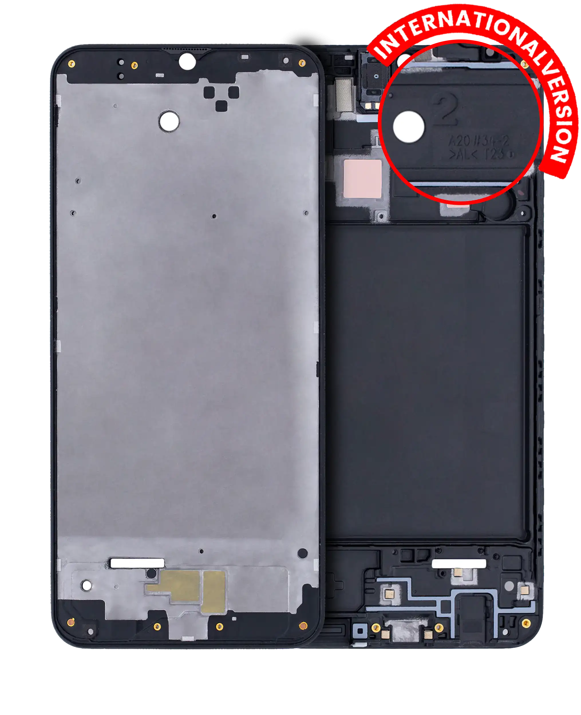 LCD-Frame per Samsung Galaxy A20 (A205 / 2019) (International Version)