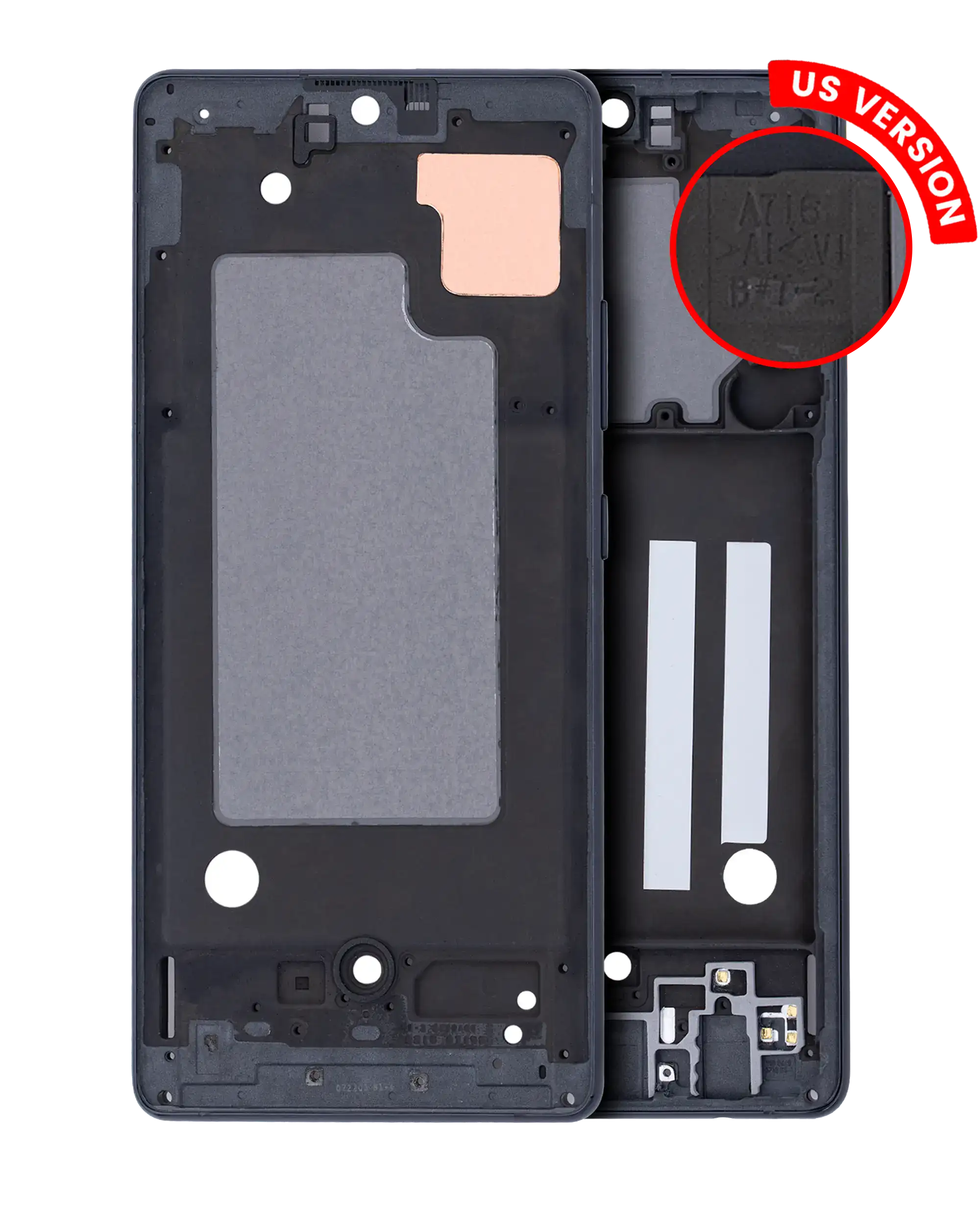 Frame centrale per Samsung Galaxy A71 5G (US Version) (Prism Cube Nero)