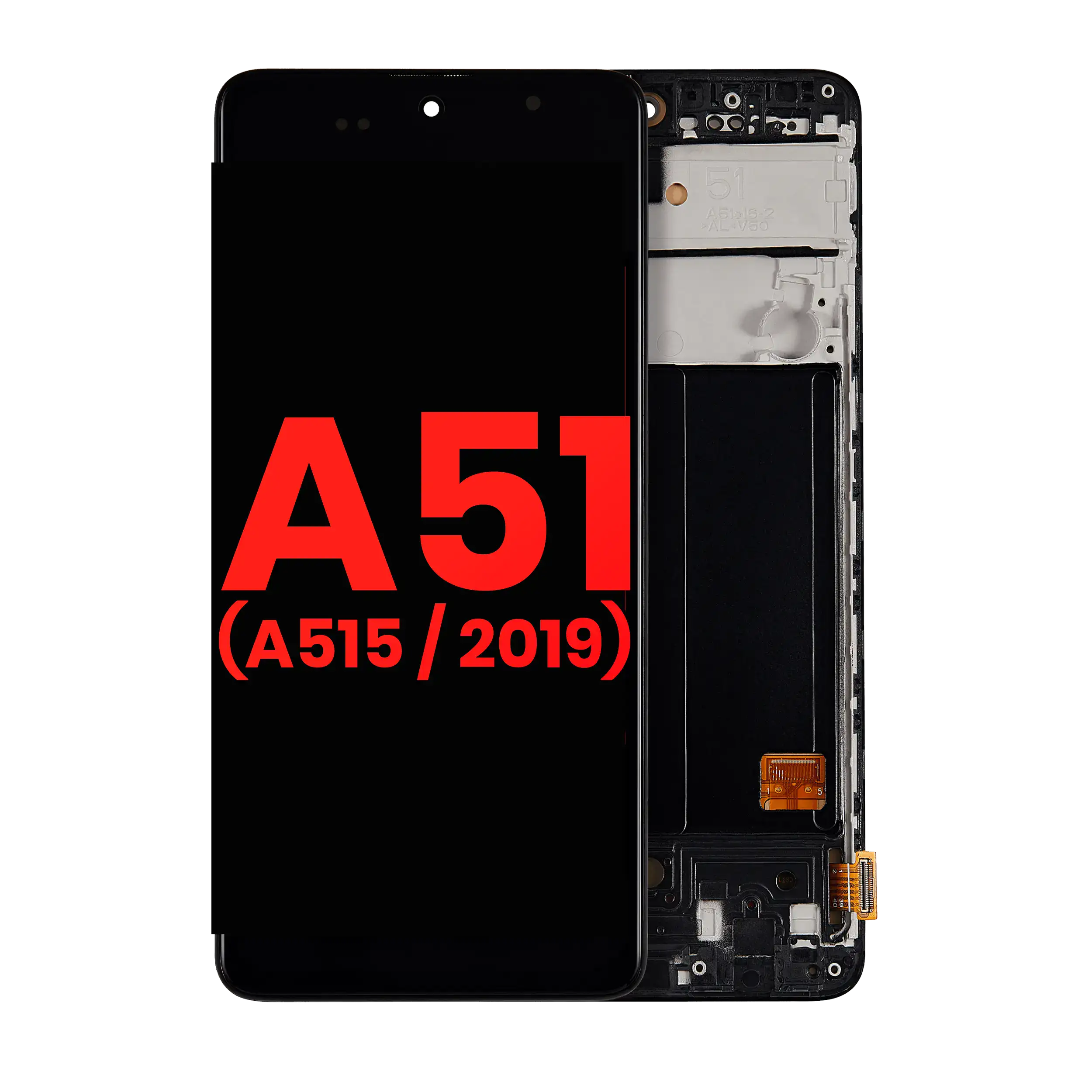 Display OLED completo con Frame per Samsung Galaxy A51 4G (A515 / 2019) (6.46") (tutti i colori)