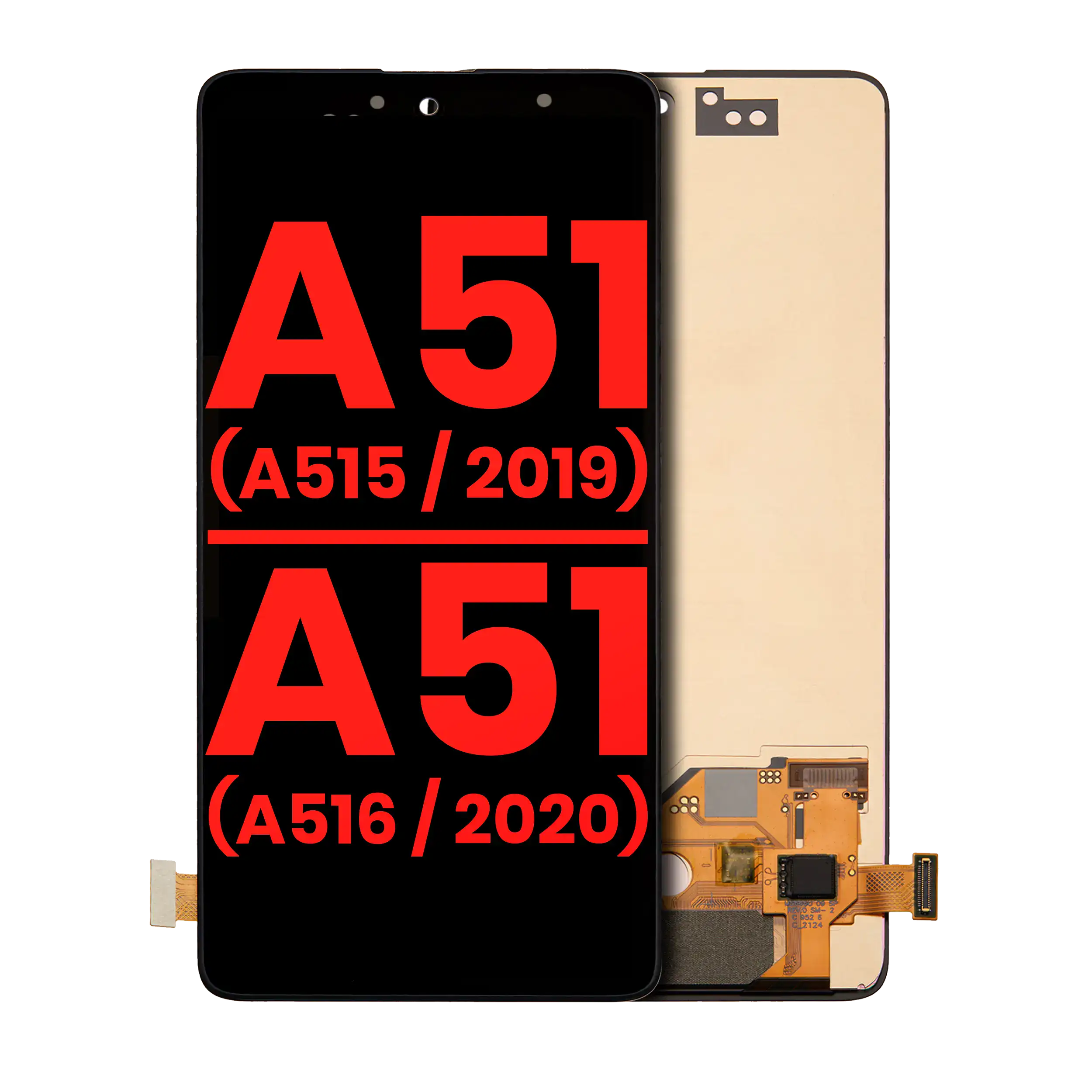 Display OLED completo senza Frame per Samsung Galaxy A51 4G (A515 / 2019) / 5G (A516 / 2020) (6.46") (tutti i colori)