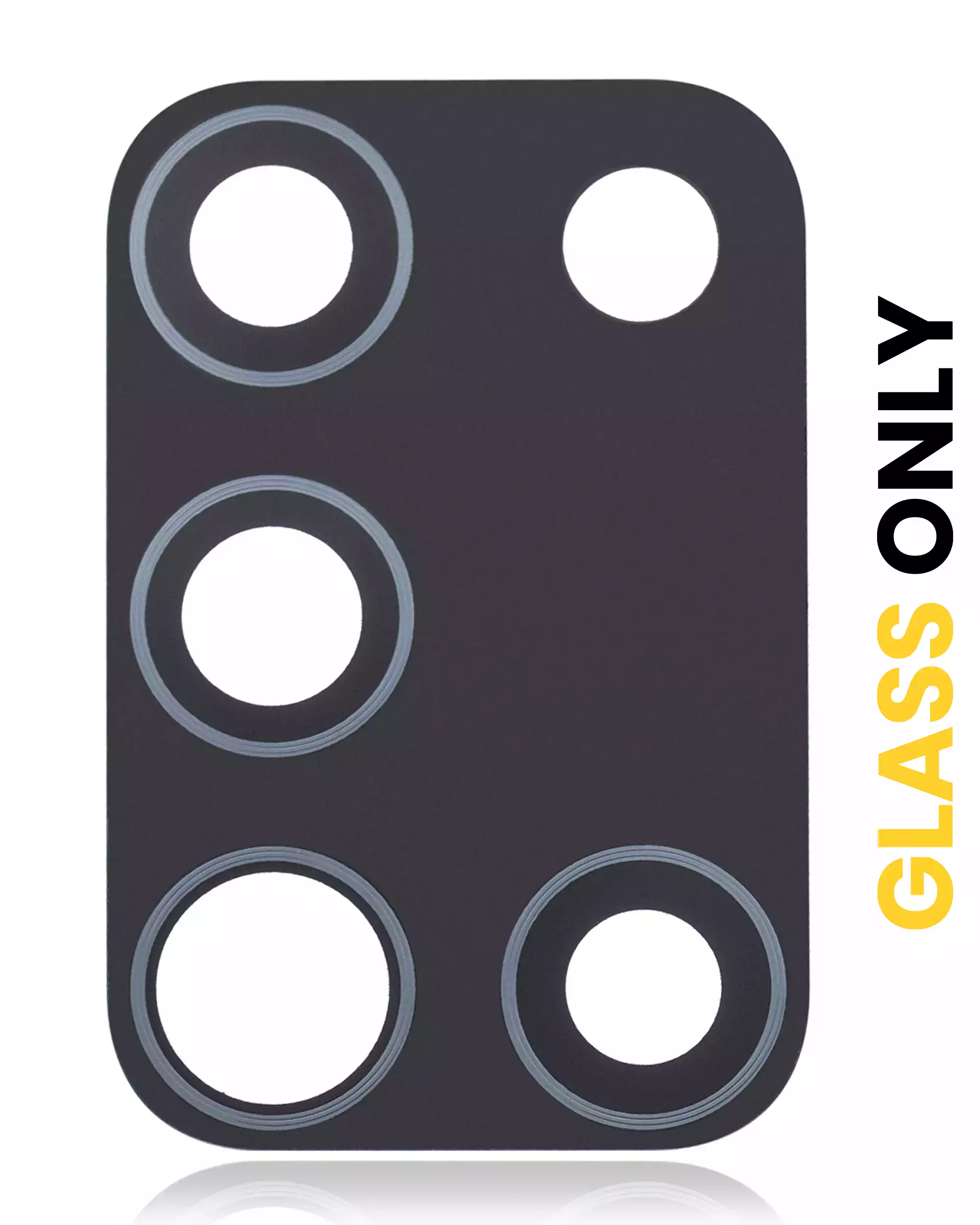 Lente fotocamera posteriore (solo vetro) con adesivo per Samsung Galaxy A21S (A217 / 2020) (10 pezzi)