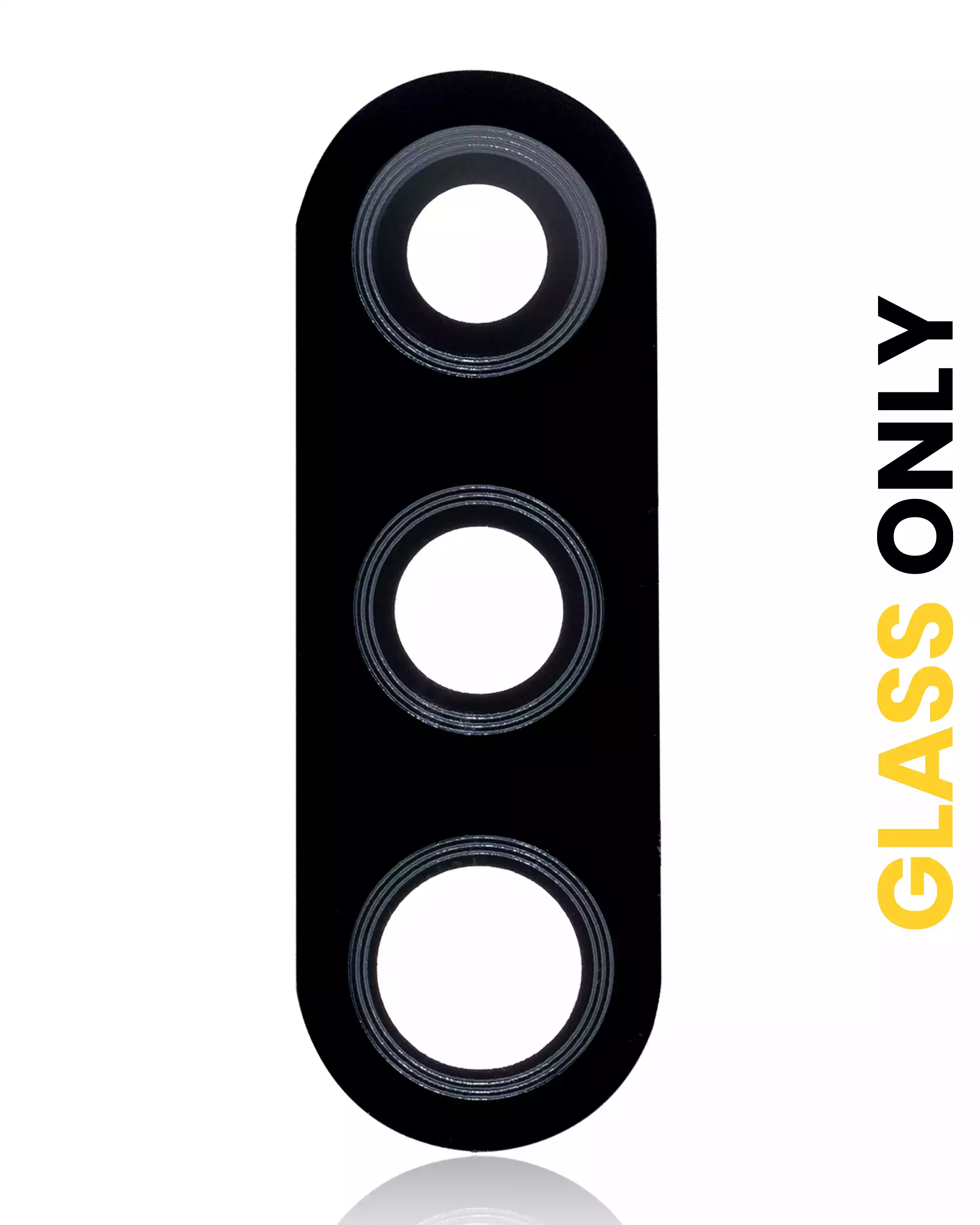 Lente fotocamera posteriore (solo vetro) con adesivo per Samsung Galaxy A11 (A115 / 2020) (10 pezzi)
