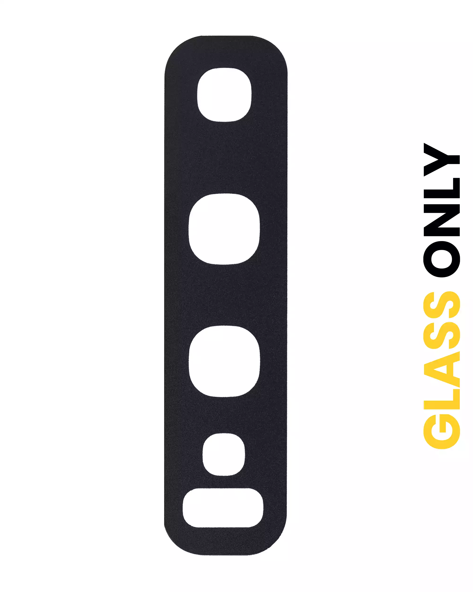 Lente fotocamera posteriore (solo vetro) con adesivo per Samsung Galaxy S10 / S10 Plus (10 pezzi)