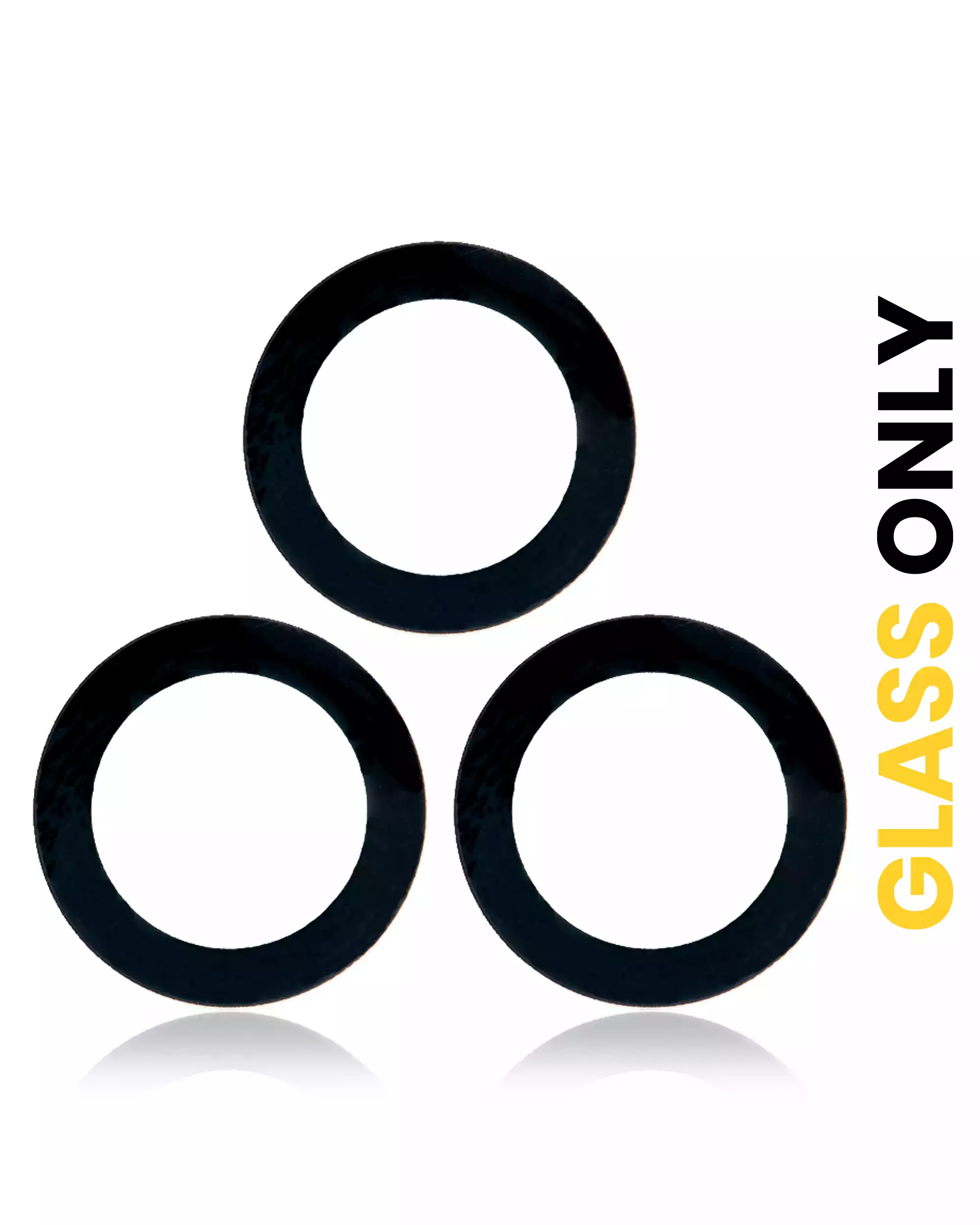 Lente fotocamera posteriore (solo vetro) con adesivo per Samsung Galaxy S21 5G / S21 Plus 5G (3 set pezzi) (10 pezzi)