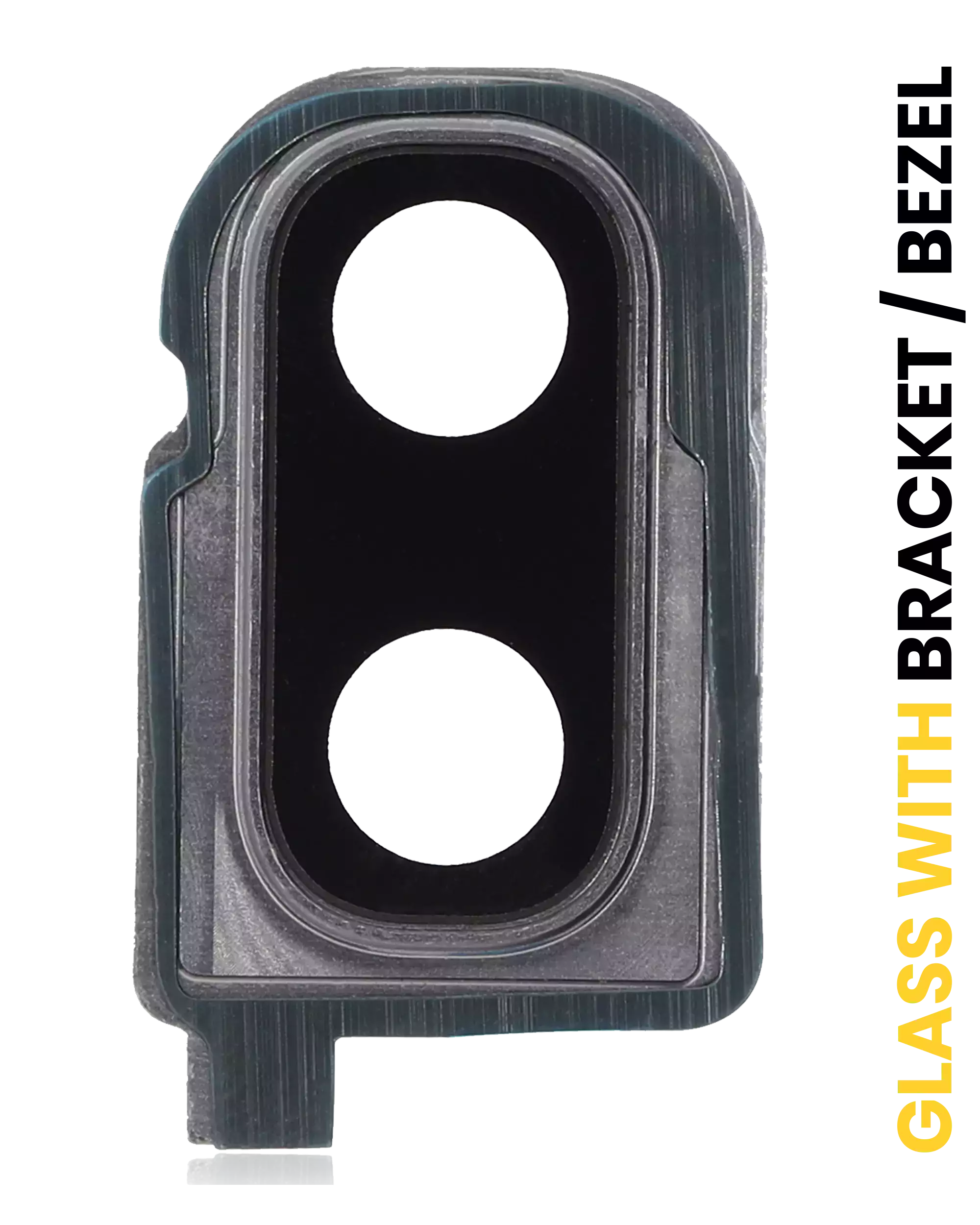 Lente fotocamera posteriore con staffa / Cornice per Samsung Galaxy Z Flip 4G (F700) / Z Flip 5G (F707) (Mystic Grigio)