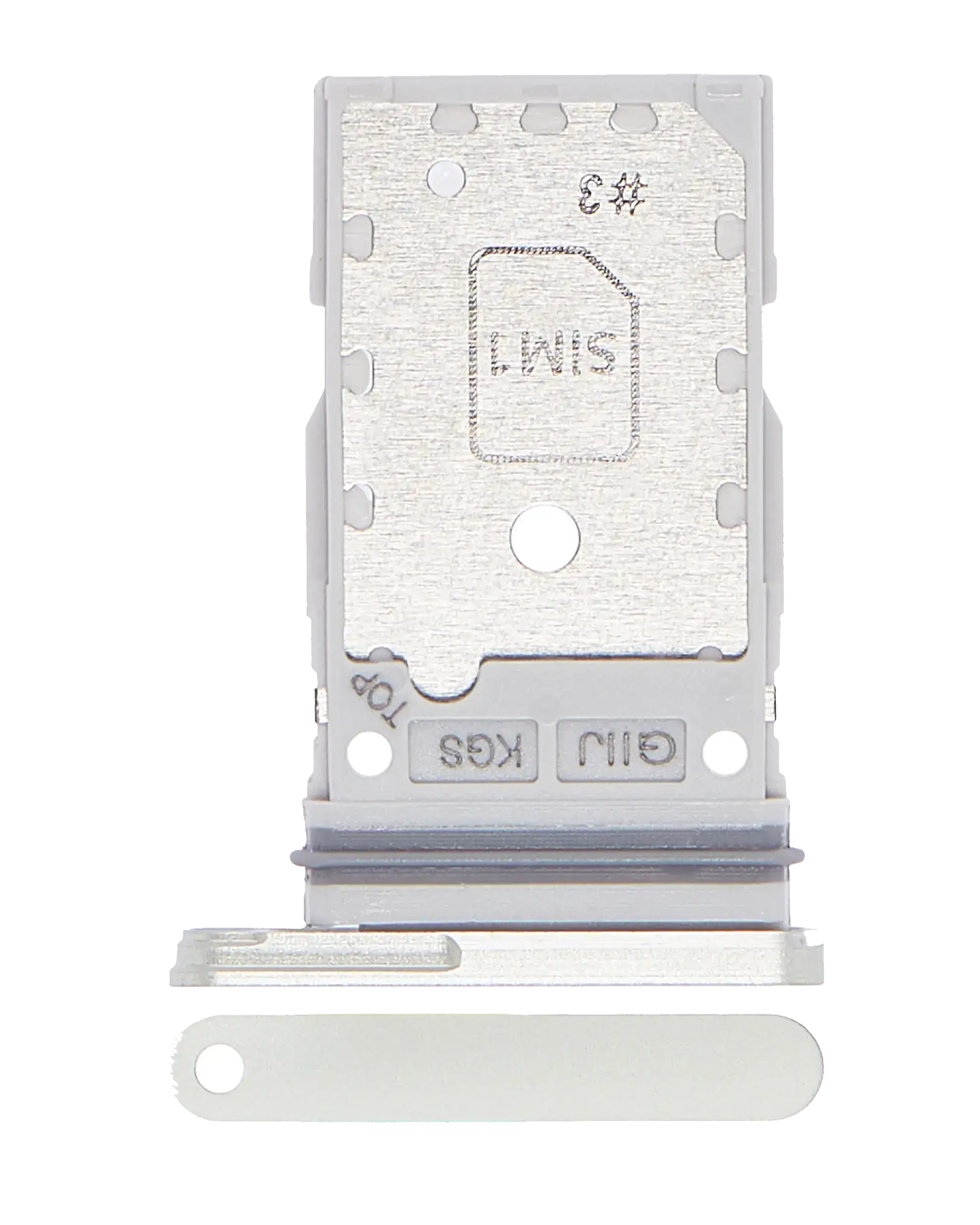 Carrellino doppia SIM per Samsung Galaxy S21 FE 5G (Bianco)