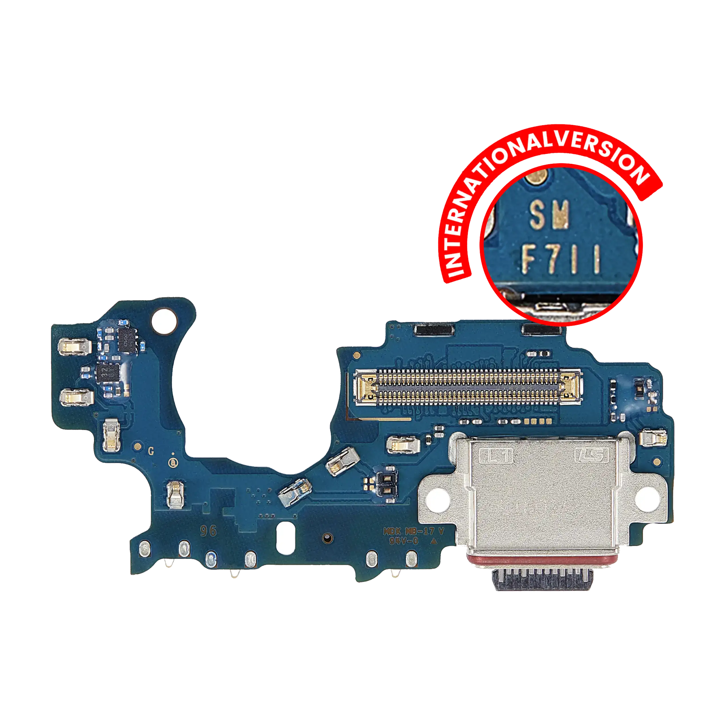 Connettore di ricarica Scheda per Samsung Galaxy Z Flip 3 5G (F711B) (International Version) (Premium)