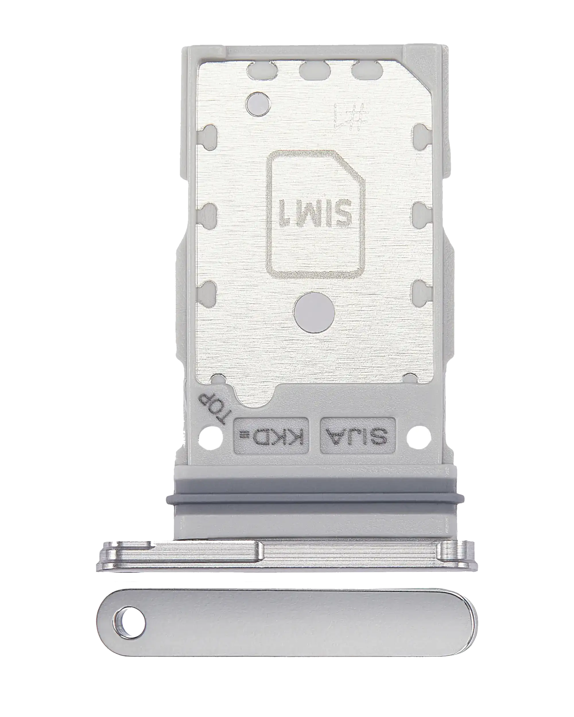 Carrellino doppia SIM per Samsung Galaxy S22 / S22 Plus (Bianco)