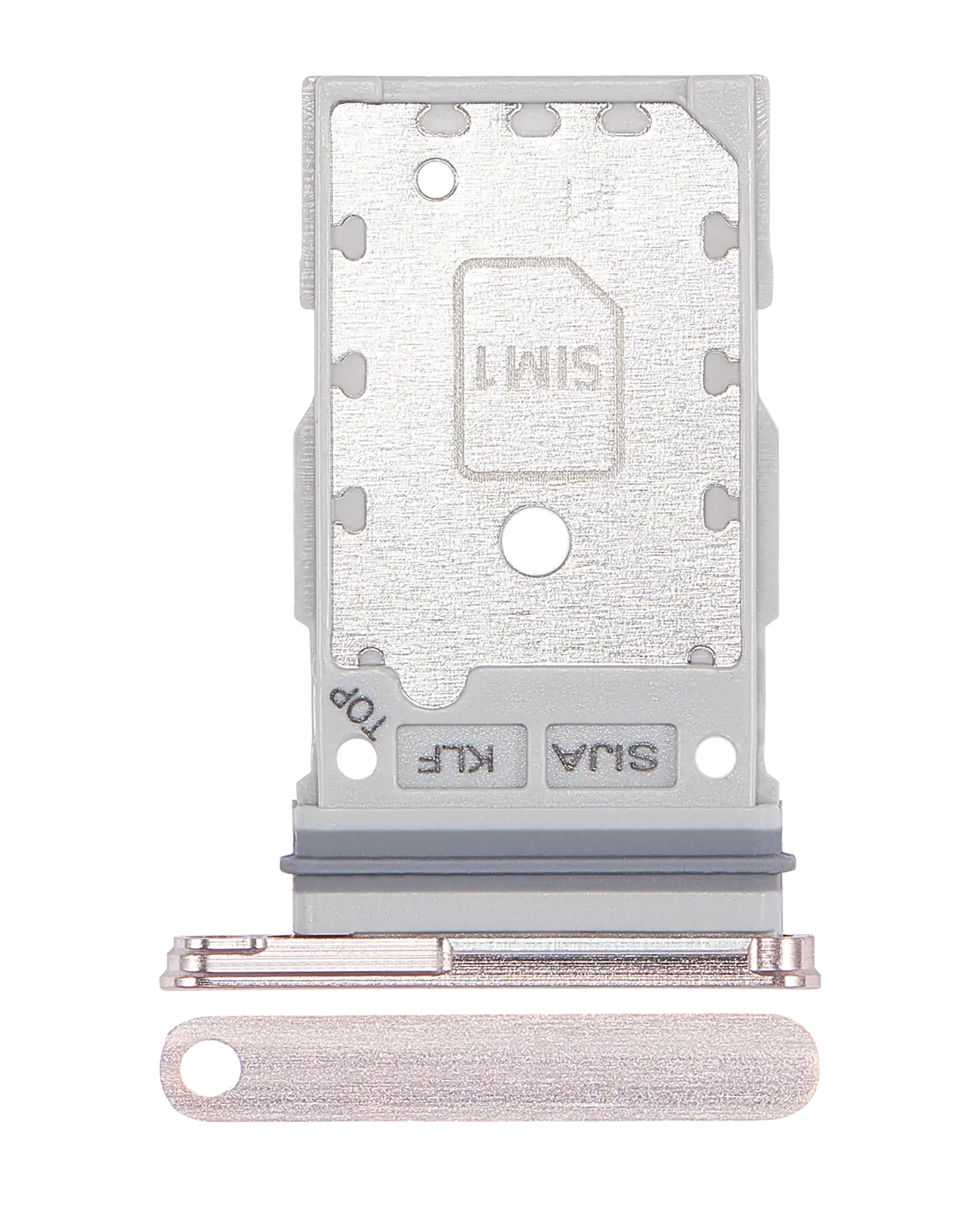 Carrellino doppia SIM per Samsung Galaxy S22 / S22 Plus (Rosa Oro)