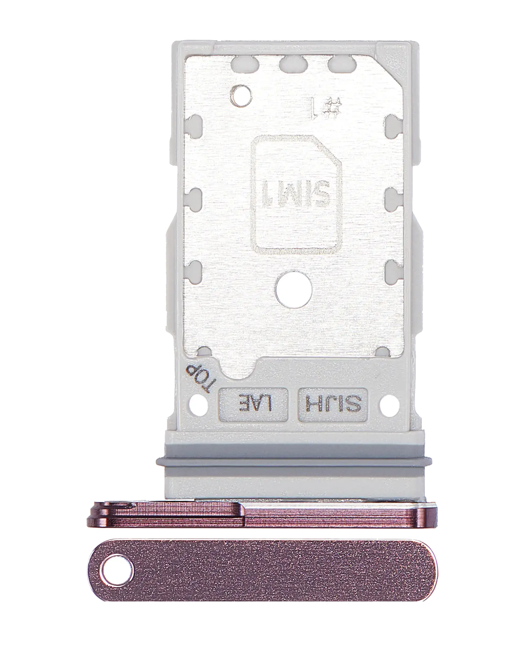 Carrellino doppia SIM per Samsung Galaxy S22 Ultra (Burgundy)