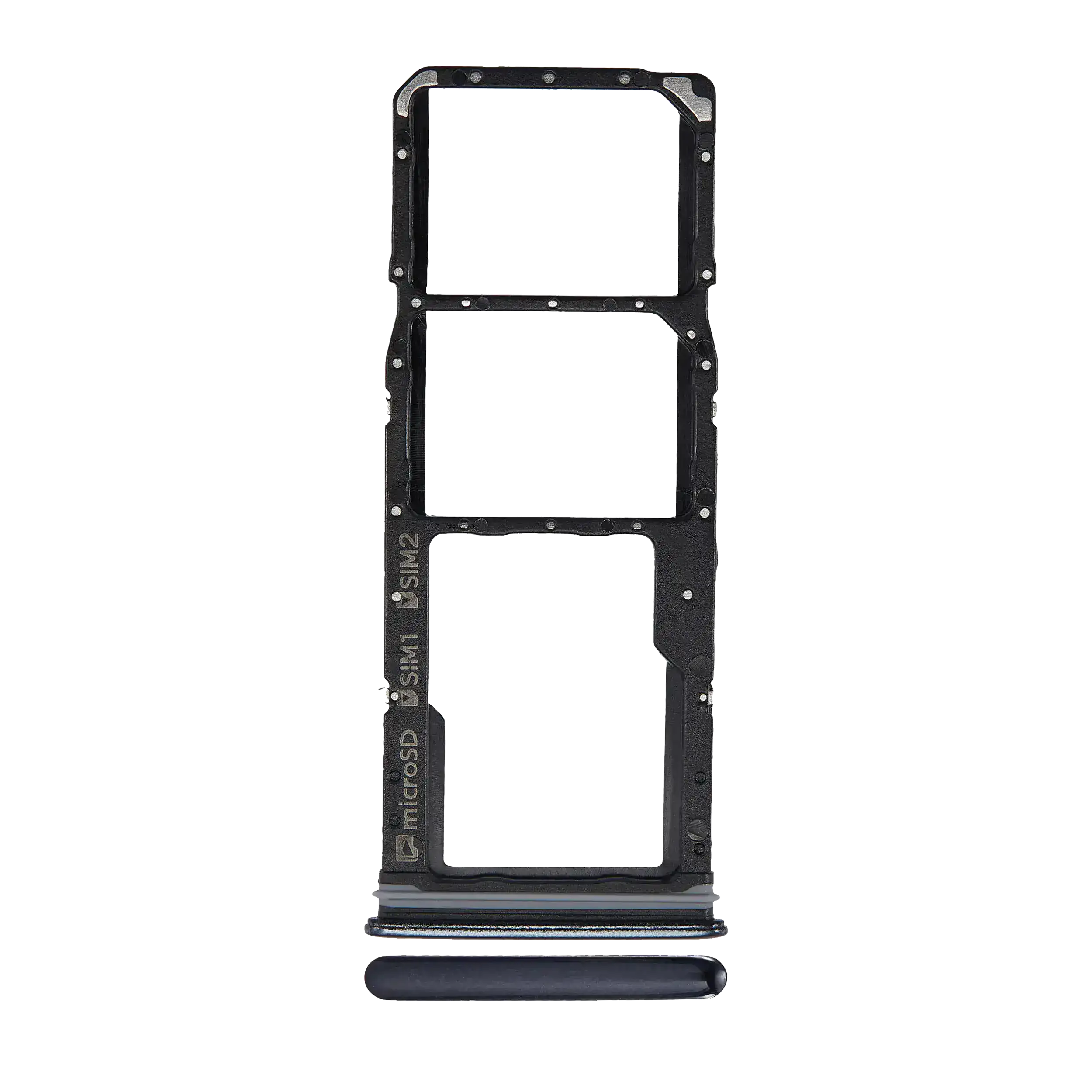 Carrellino doppia SIM per Samsung Galaxy A9 (A920 / 2018) (Caviar Nero)