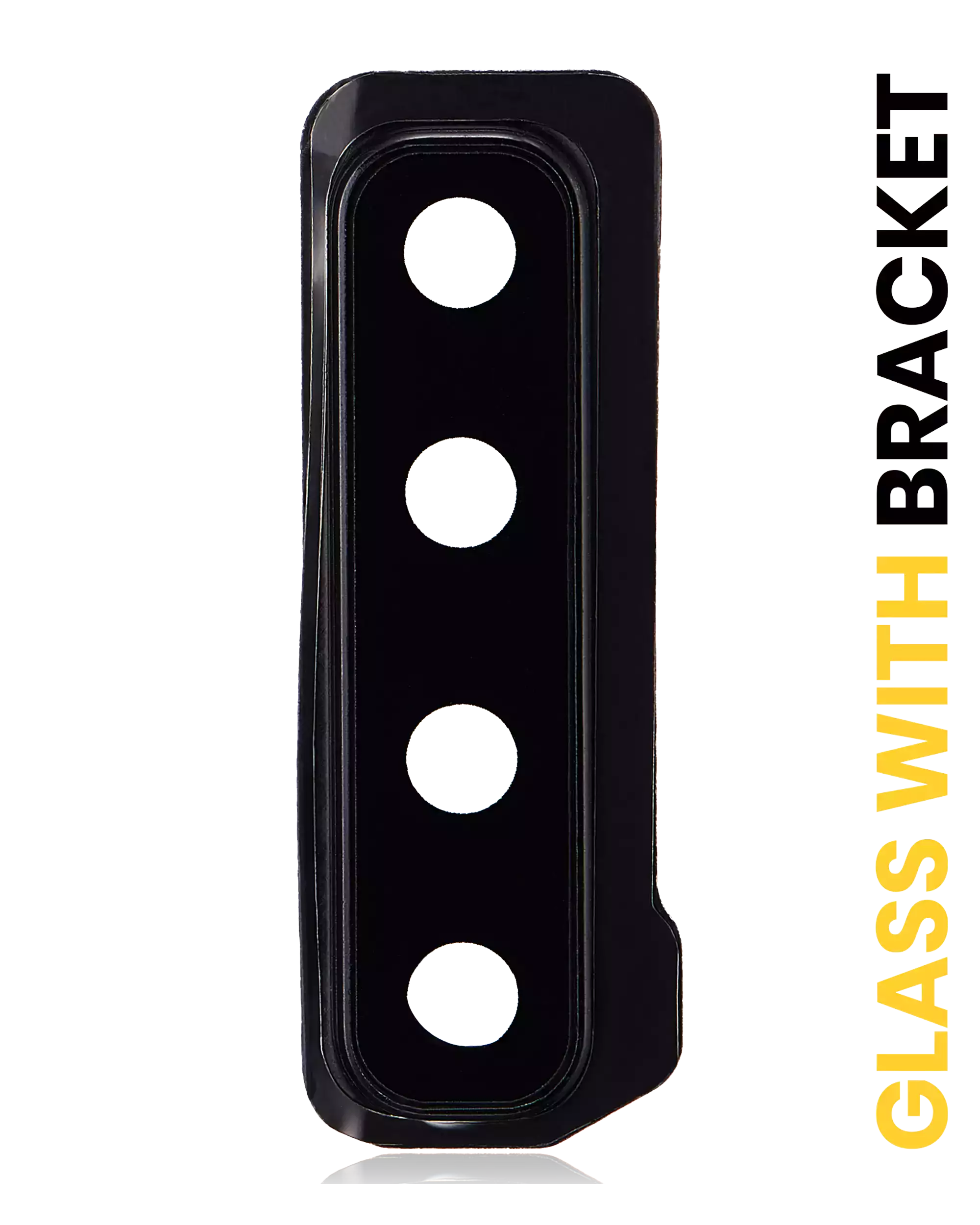 Lente fotocamera posteriore con staffa per Samsung Galaxy A9 (A920 / 2018) (Caviar Nero)
