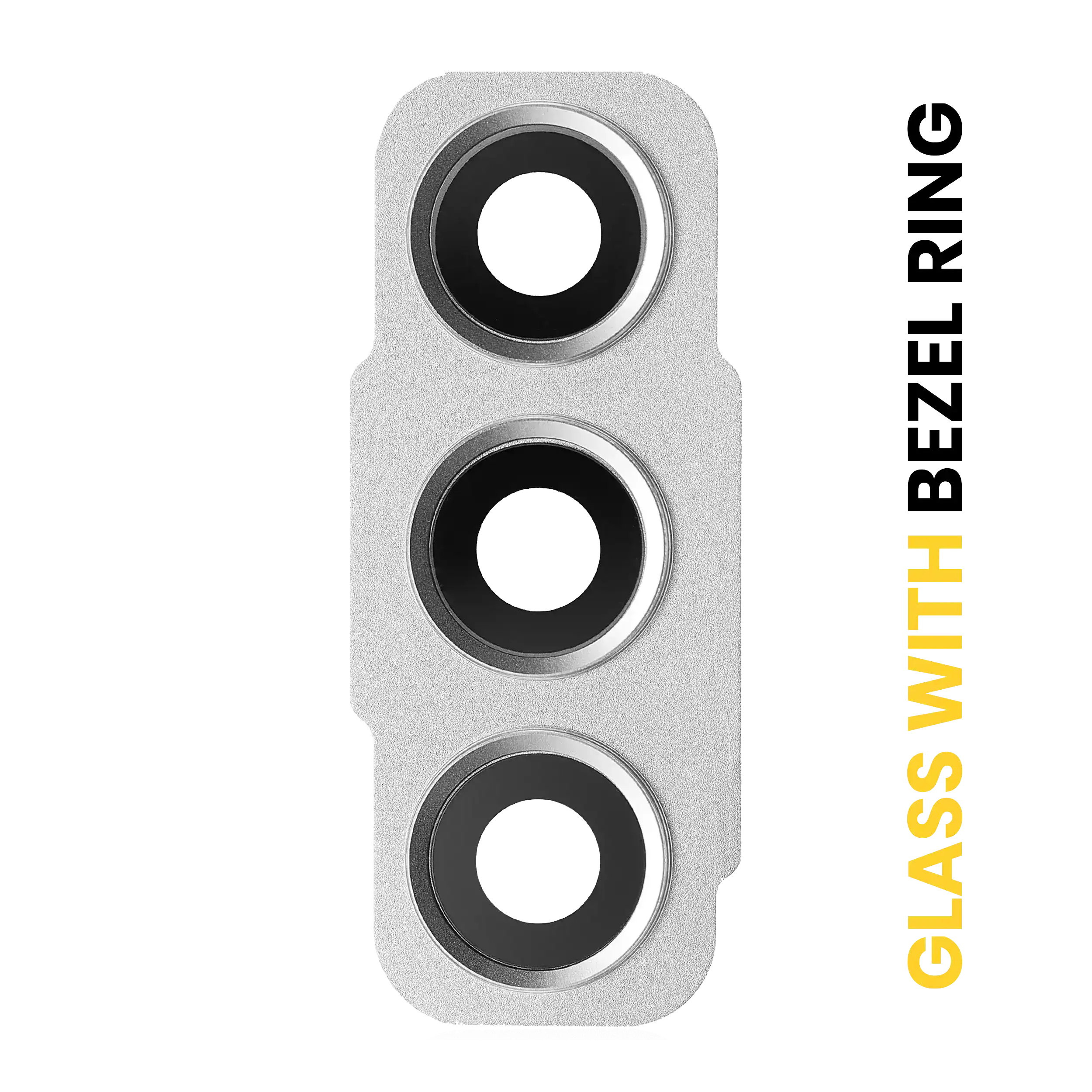 Lente fotocamera posteriore con Cornice Ring per Samsung Galaxy S21 FE 5G (Bianco)