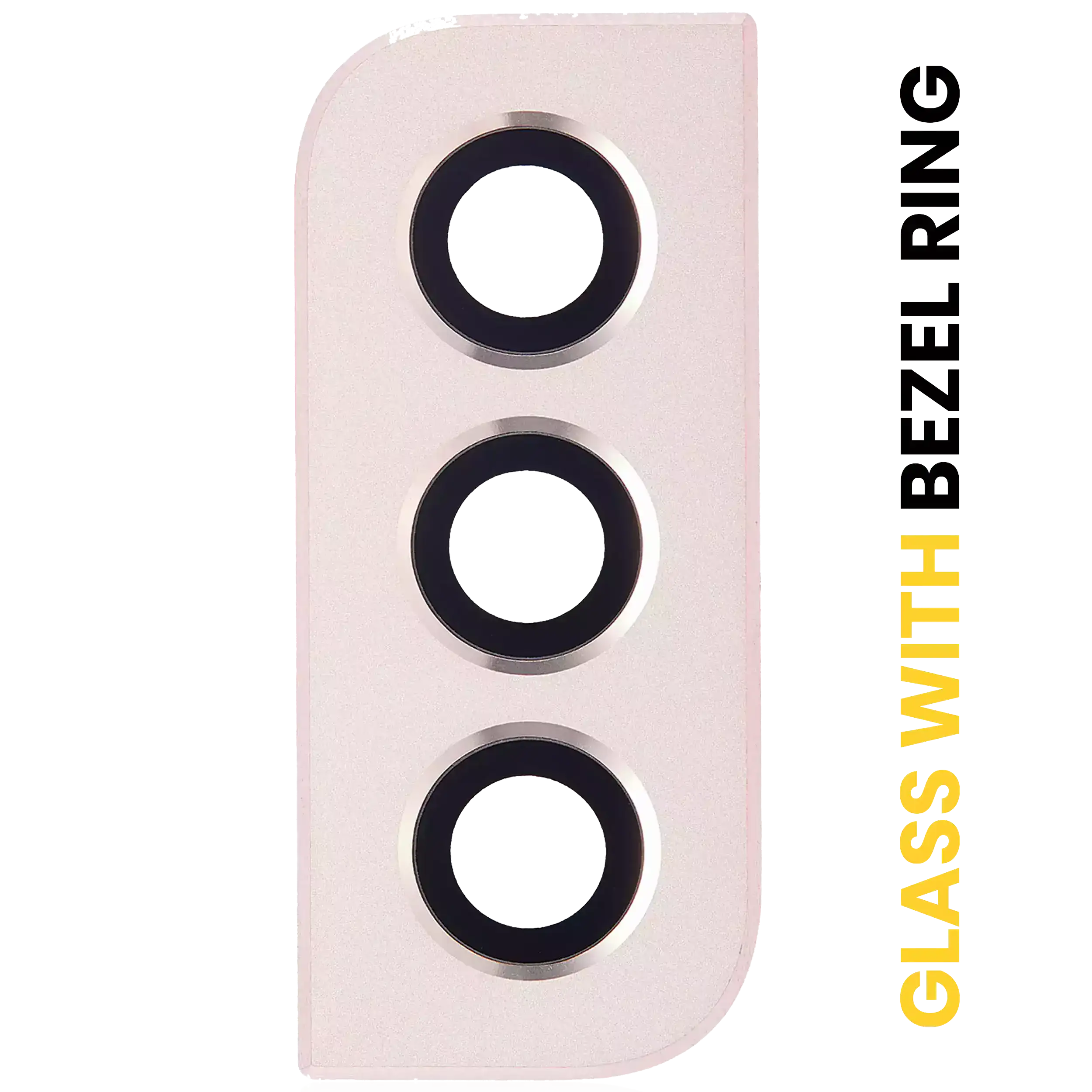 Lente fotocamera posteriore con Cornice Ring per Samsung Galaxy S22 / S22 Plus (Rosa Oro)