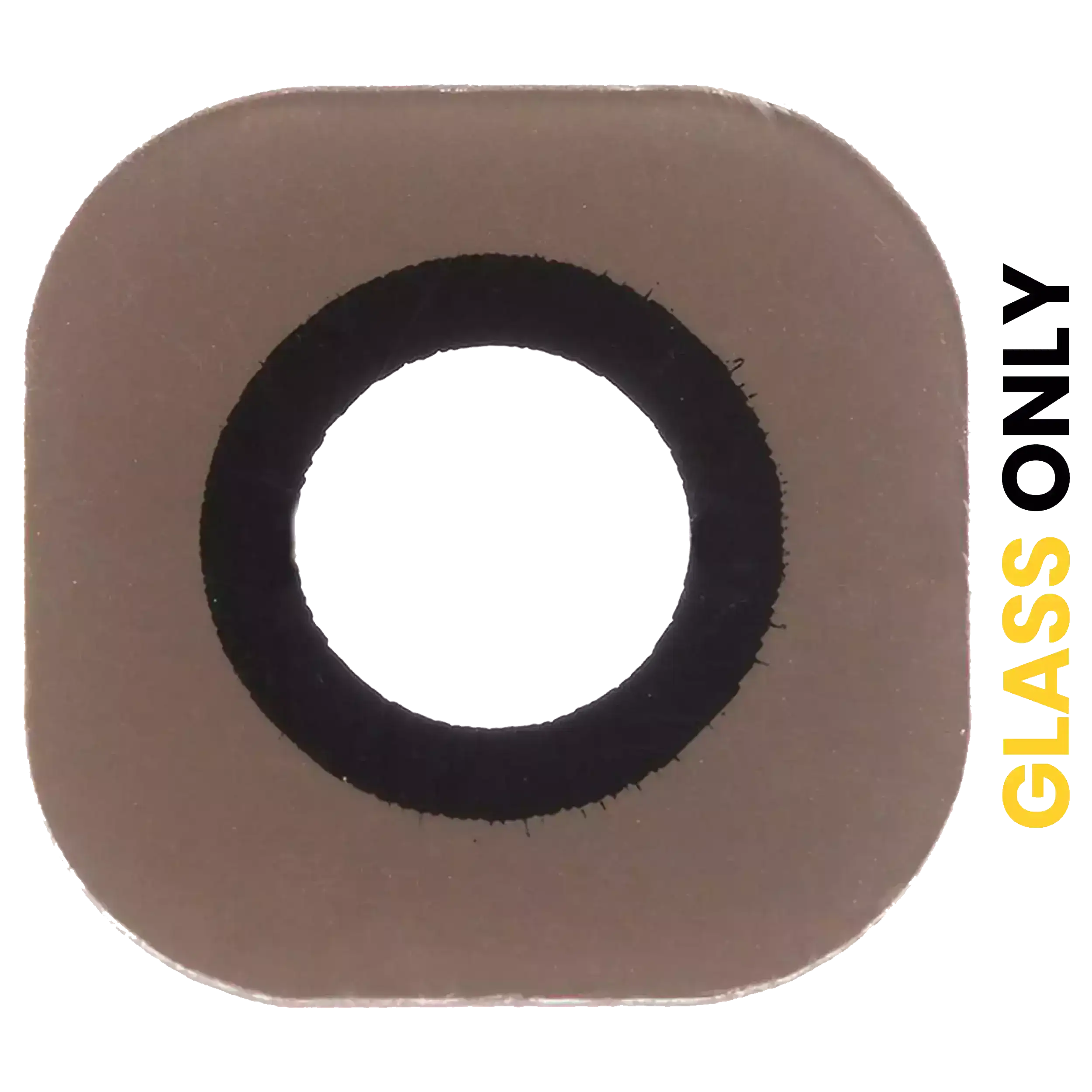 Lente fotocamera posteriore (solo vetro) con adesivo per Samsung Galaxy S6 / S6 Edge (Oro)