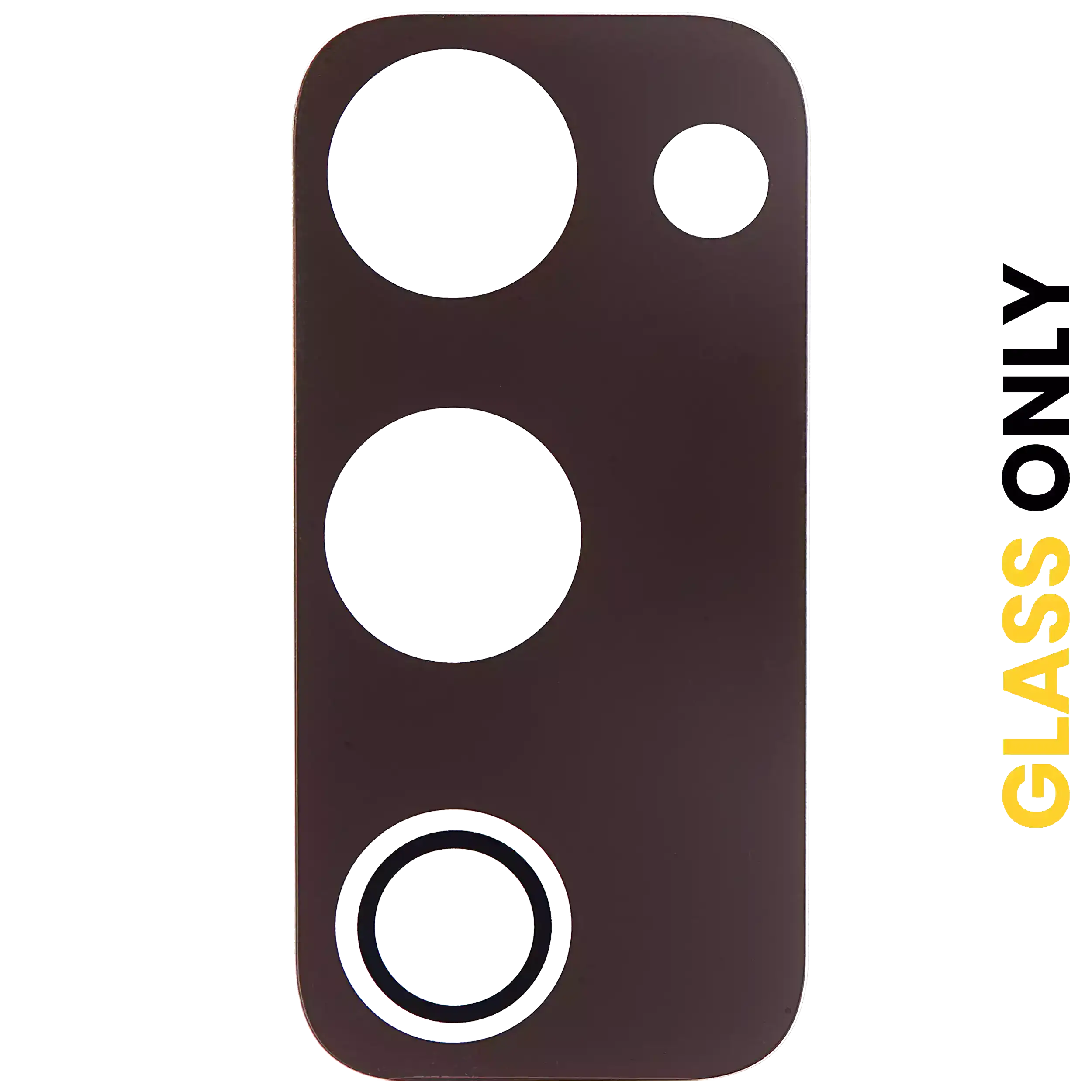 Lente fotocamera posteriore (solo vetro) con adesivo per Samsung Galaxy S20 FE 4G / 5G (Cloud Arancione)