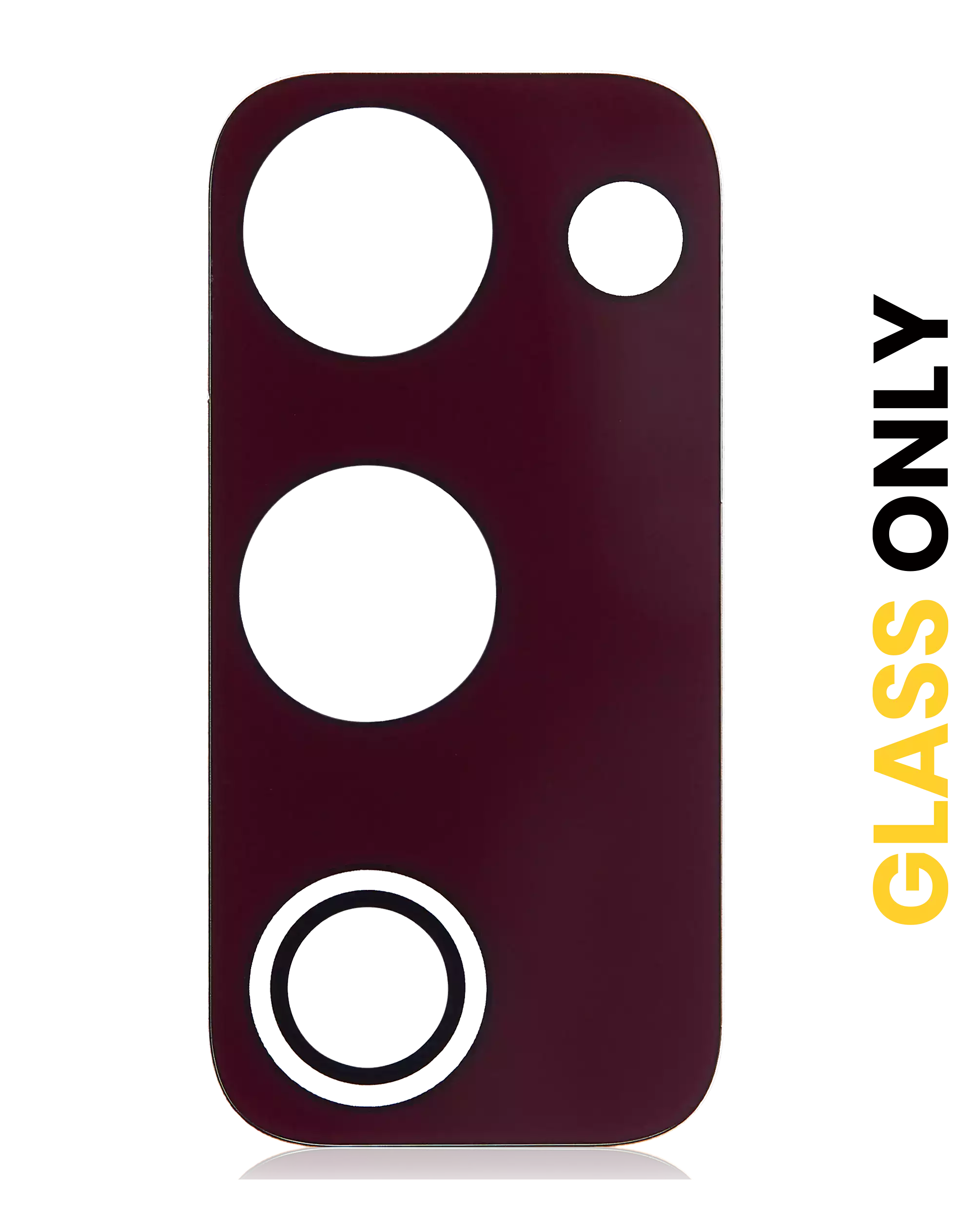 Lente fotocamera posteriore (solo vetro) con adesivo per Samsung Galaxy S20 FE 4G / 5G (Cloud Rosso)