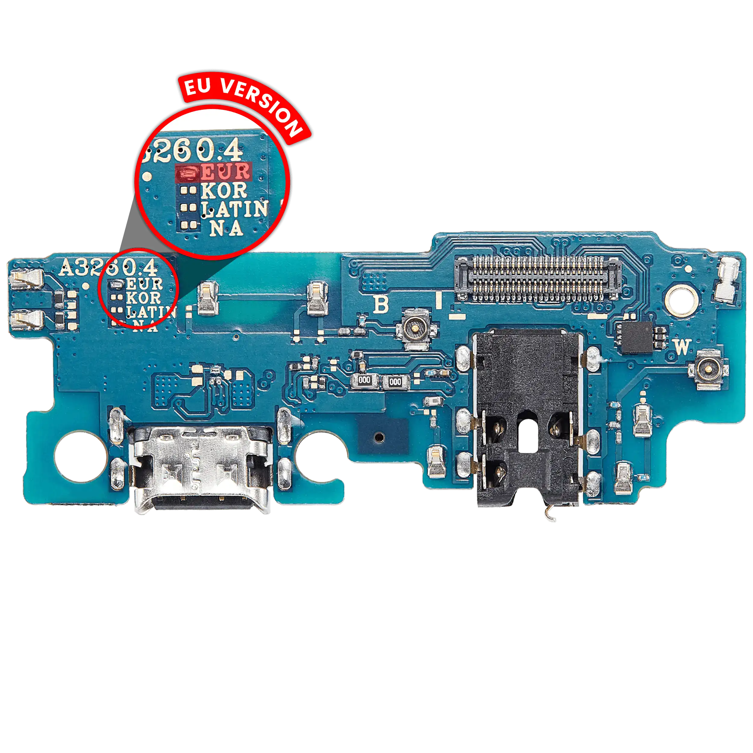 Connettore di ricarica con jack cuffie per Samsung Galaxy A32 5G (A326 / 2021) (versione EU)