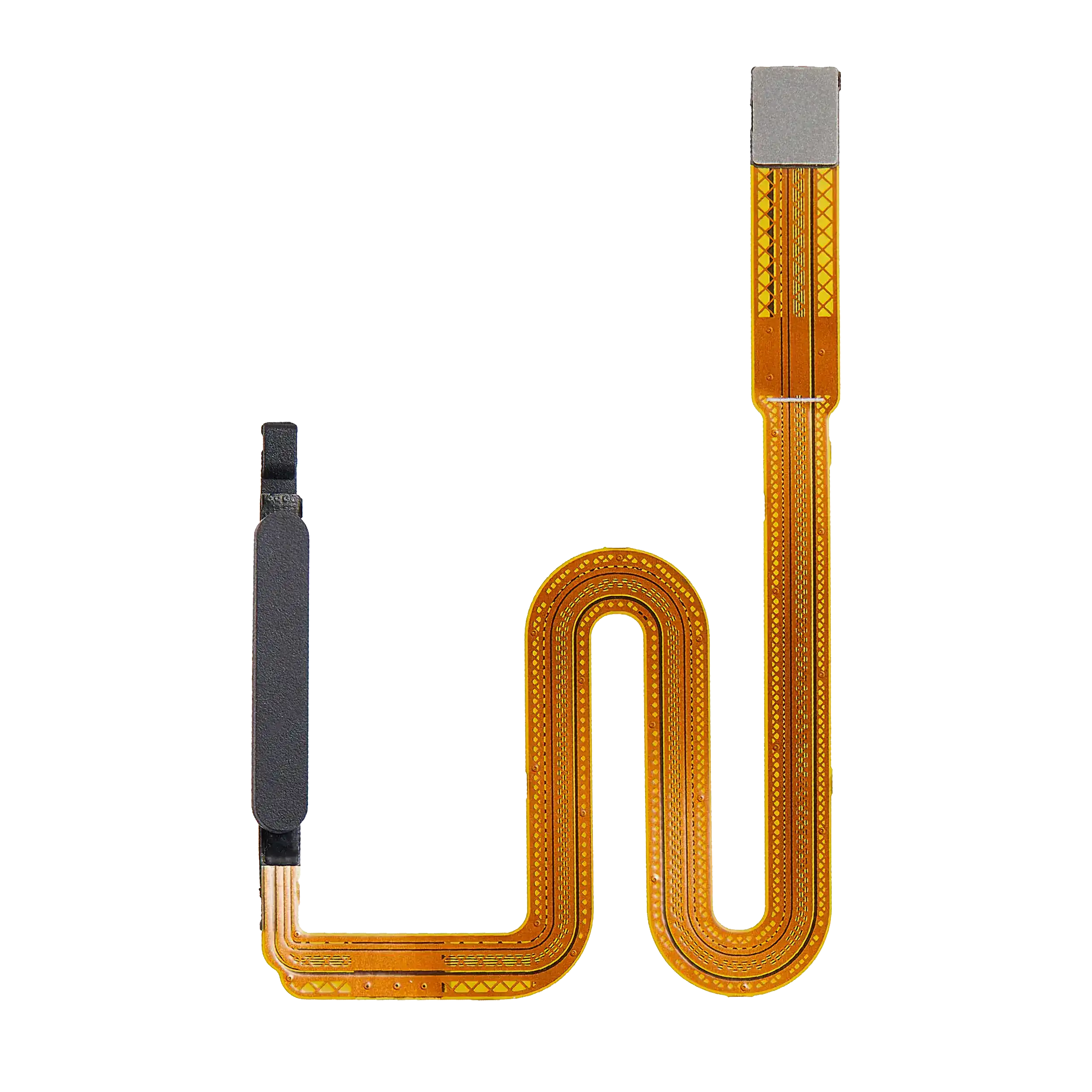 Fingerprint Reader con flat per Samsung Galaxy A03S (A037F / 2021) (Nero)