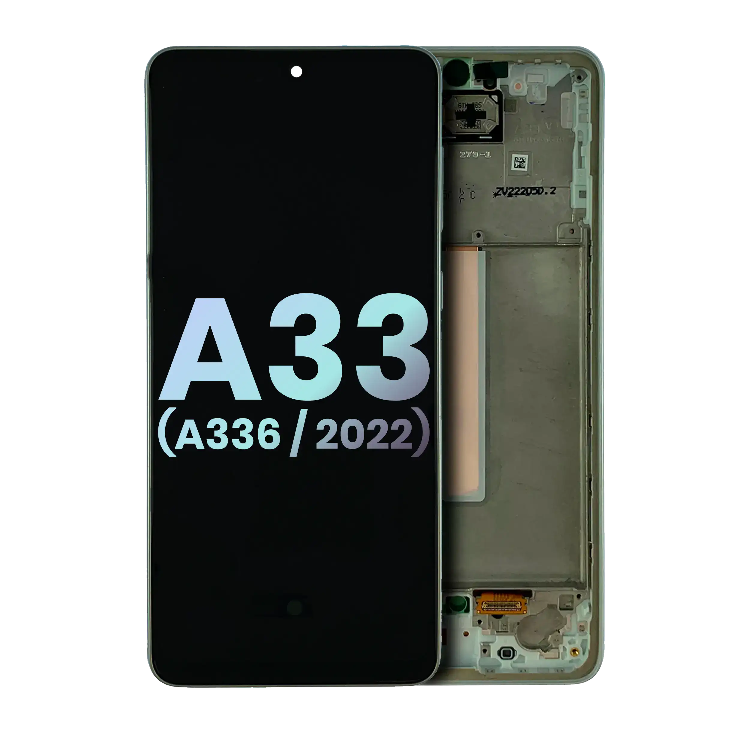 Display OLED completo con Frame per Samsung Galaxy A33 5G (A336 / 2022) (Service Pack) (Awesome Bianco)