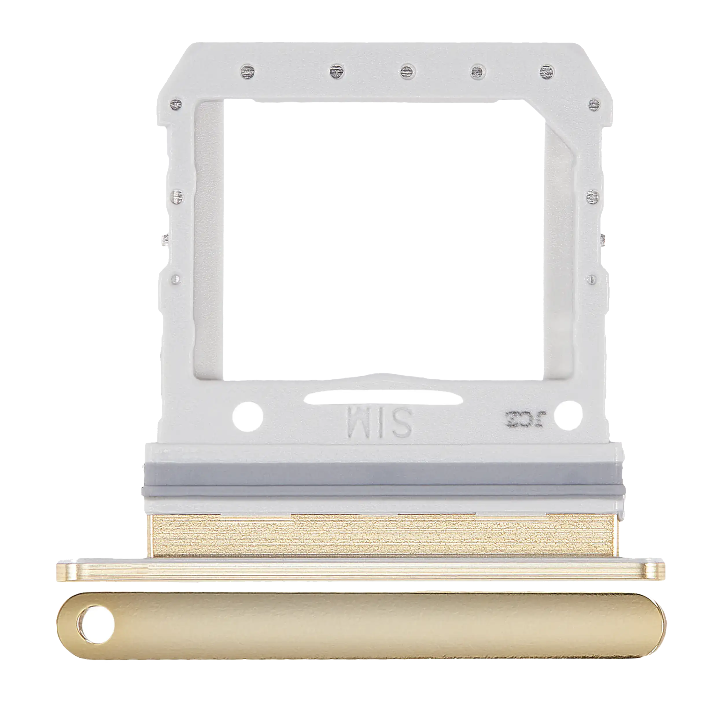 Carrellino SIM singola per Samsung Galaxy Z Flip 4G (F700) / Z Flip 5G (F707) (Mirror Oro)