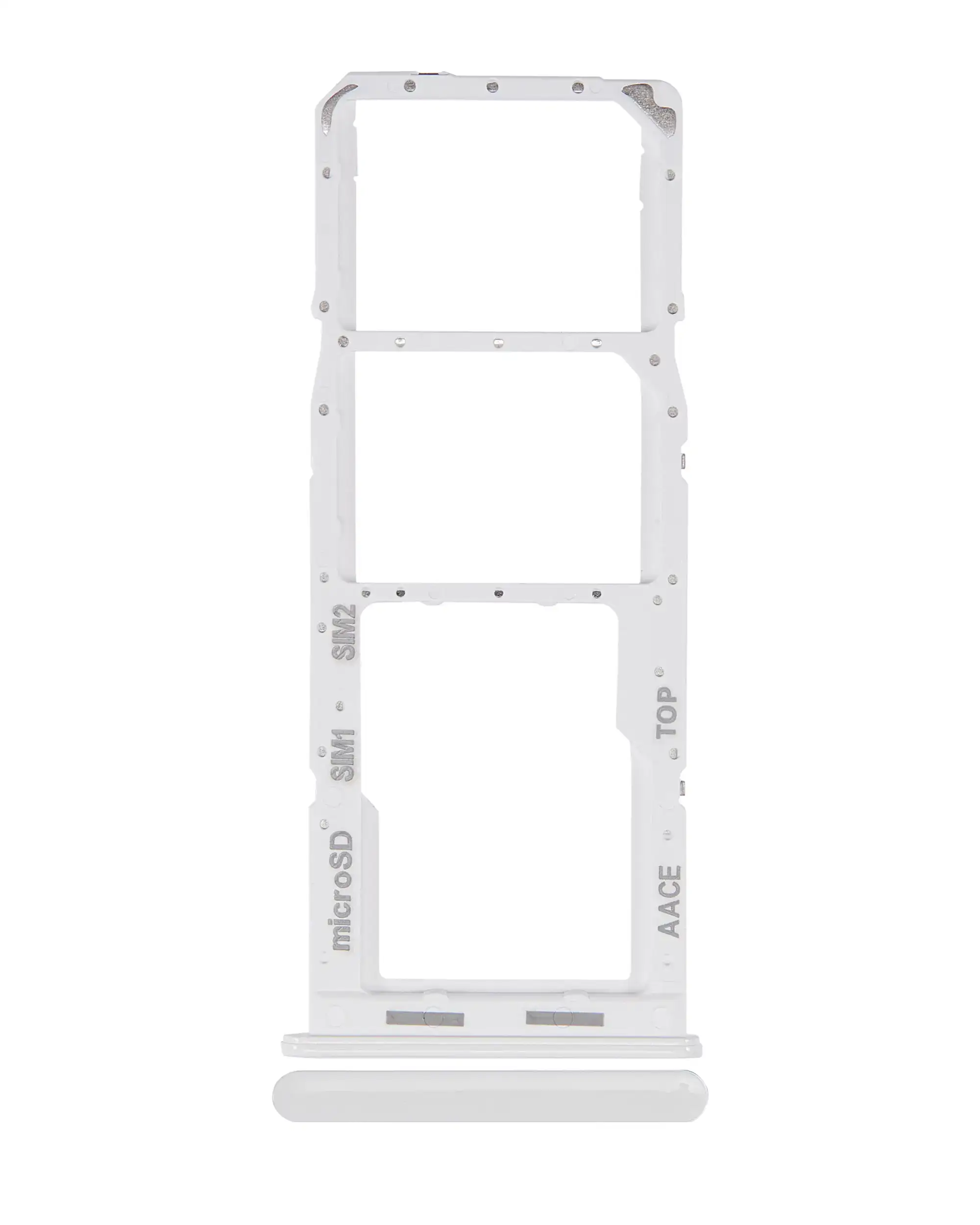 Carrellino doppia SIM per Samsung Galaxy A13 (A135 / 2022) (Bianco)