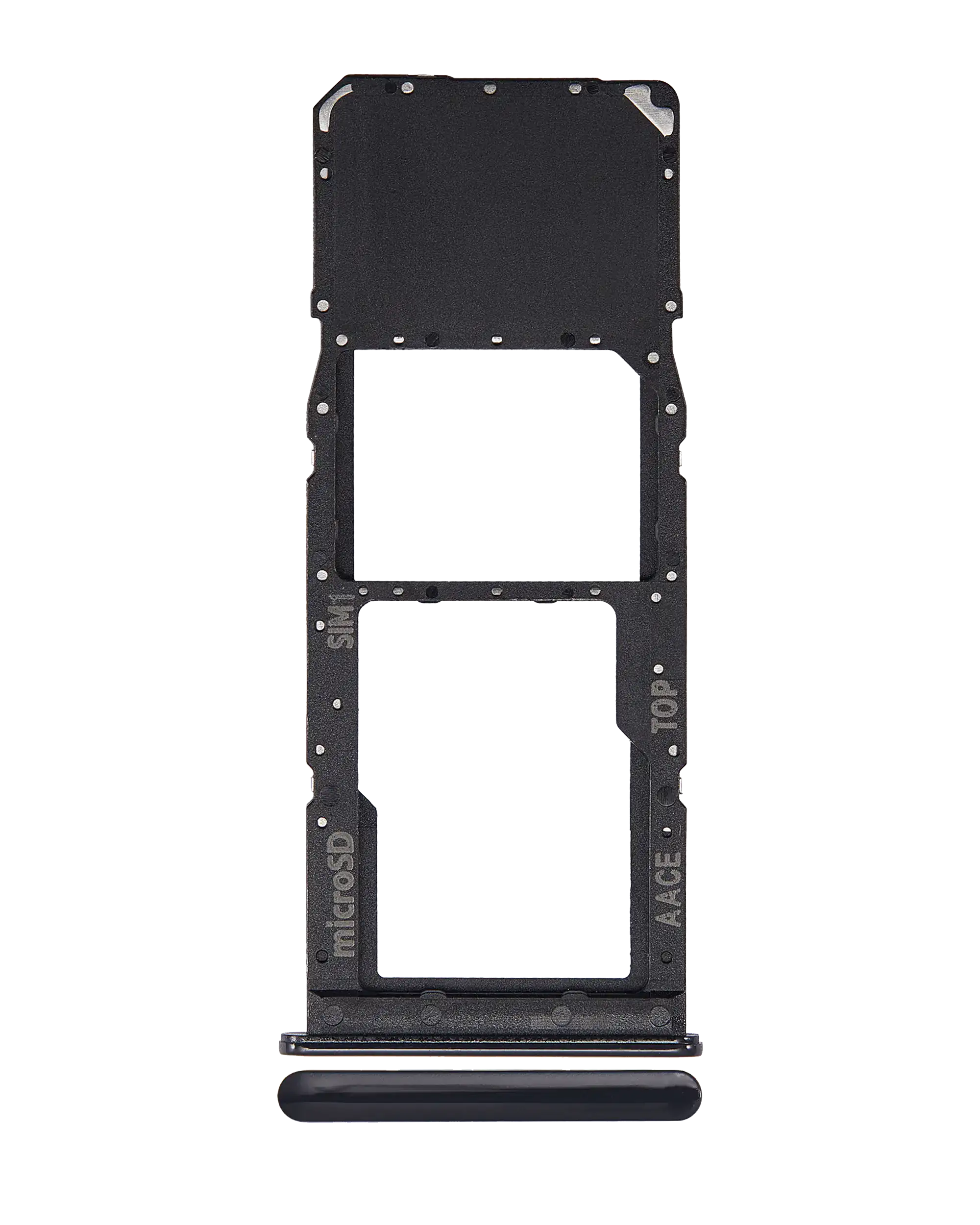 Carrellino SIM singola per Samsung Galaxy A13 (A135 / 2022) (Nero)