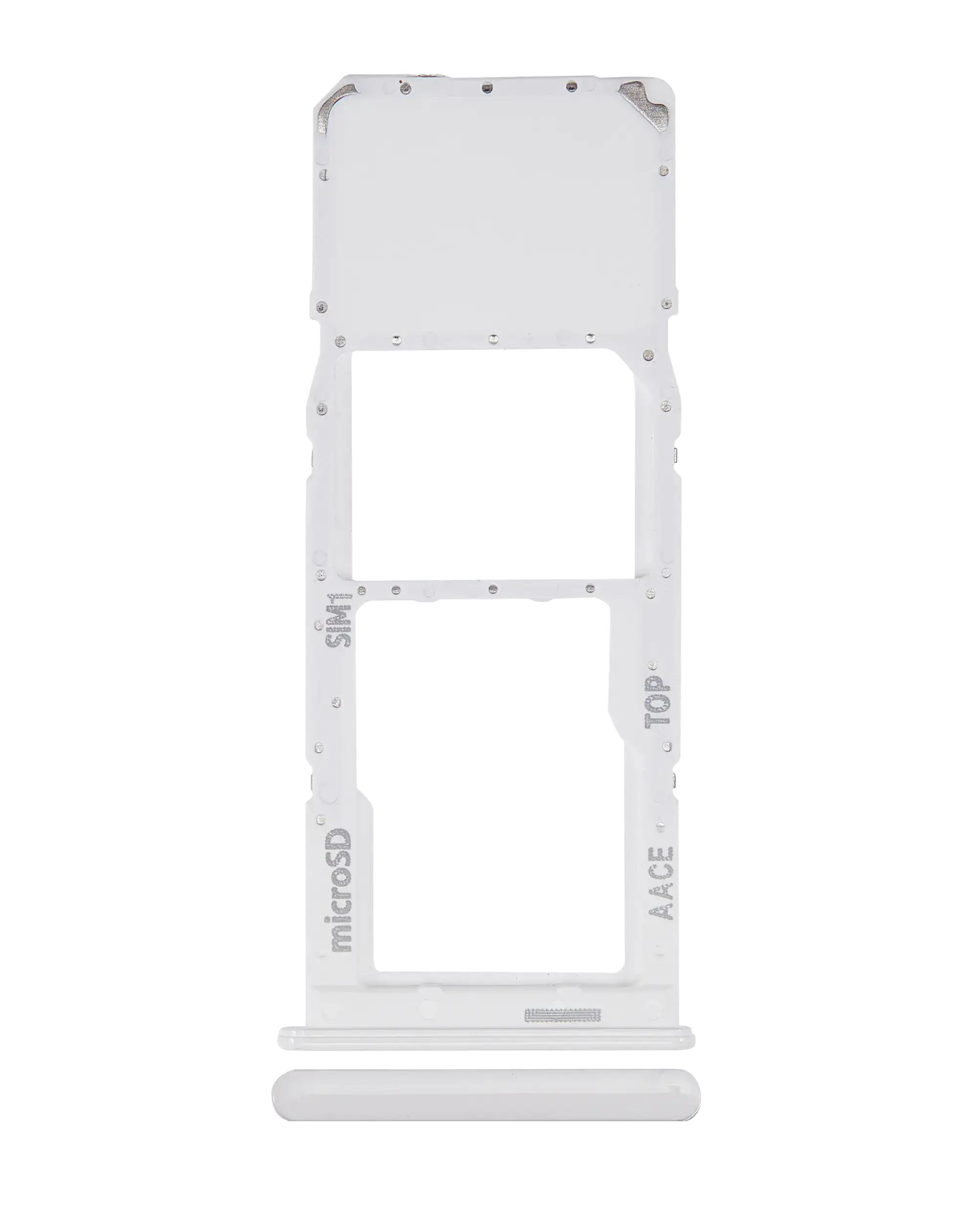 Carrellino SIM singola per Samsung Galaxy A13 (A135 / 2022) (Bianco)