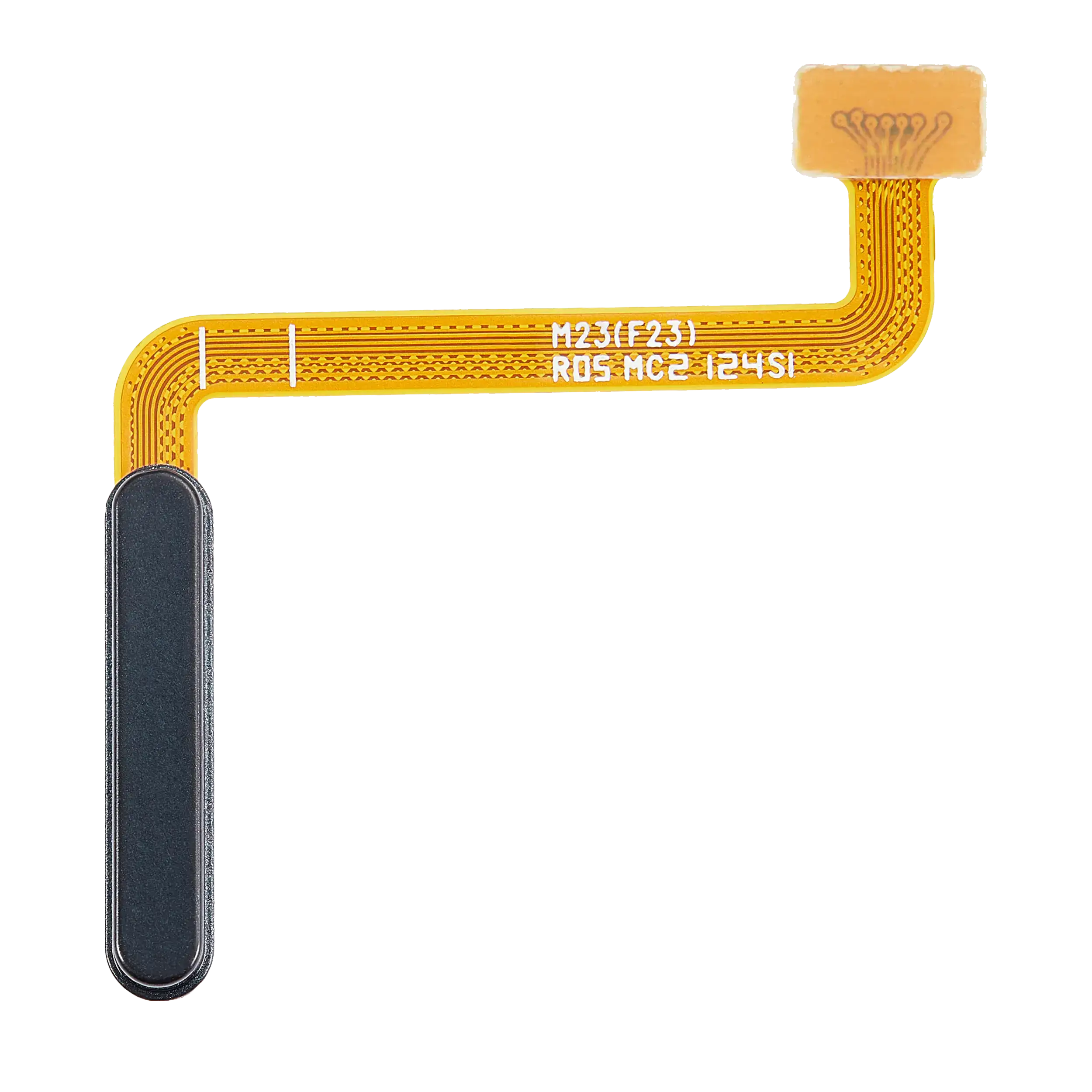 Fingerprint Reader con flat per Samsung Galaxy M23 (M236 / 2022) (Nero)