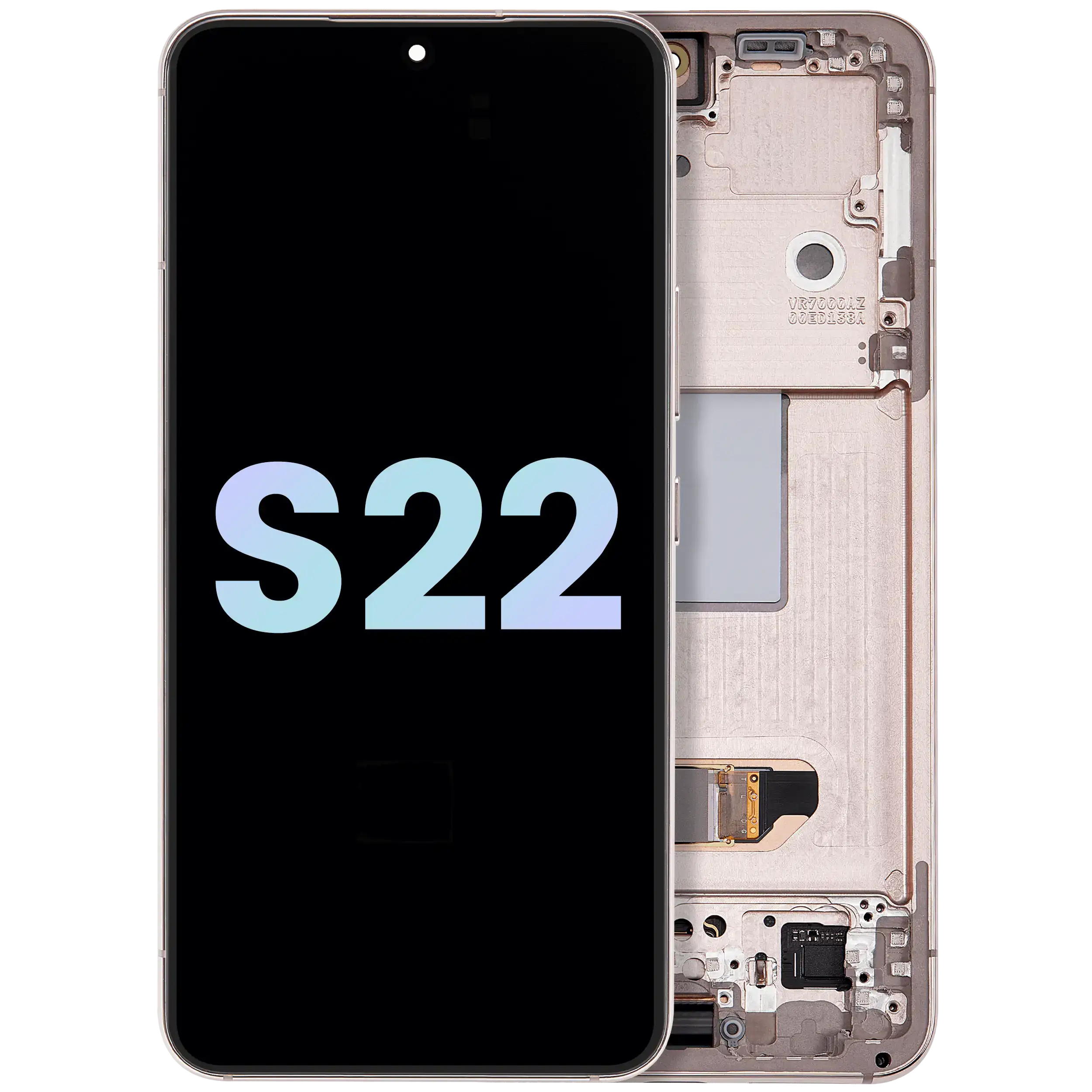 Display OLED completo con Frame per Samsung Galaxy S22 5G (Service Pack) (Rosa Oro)