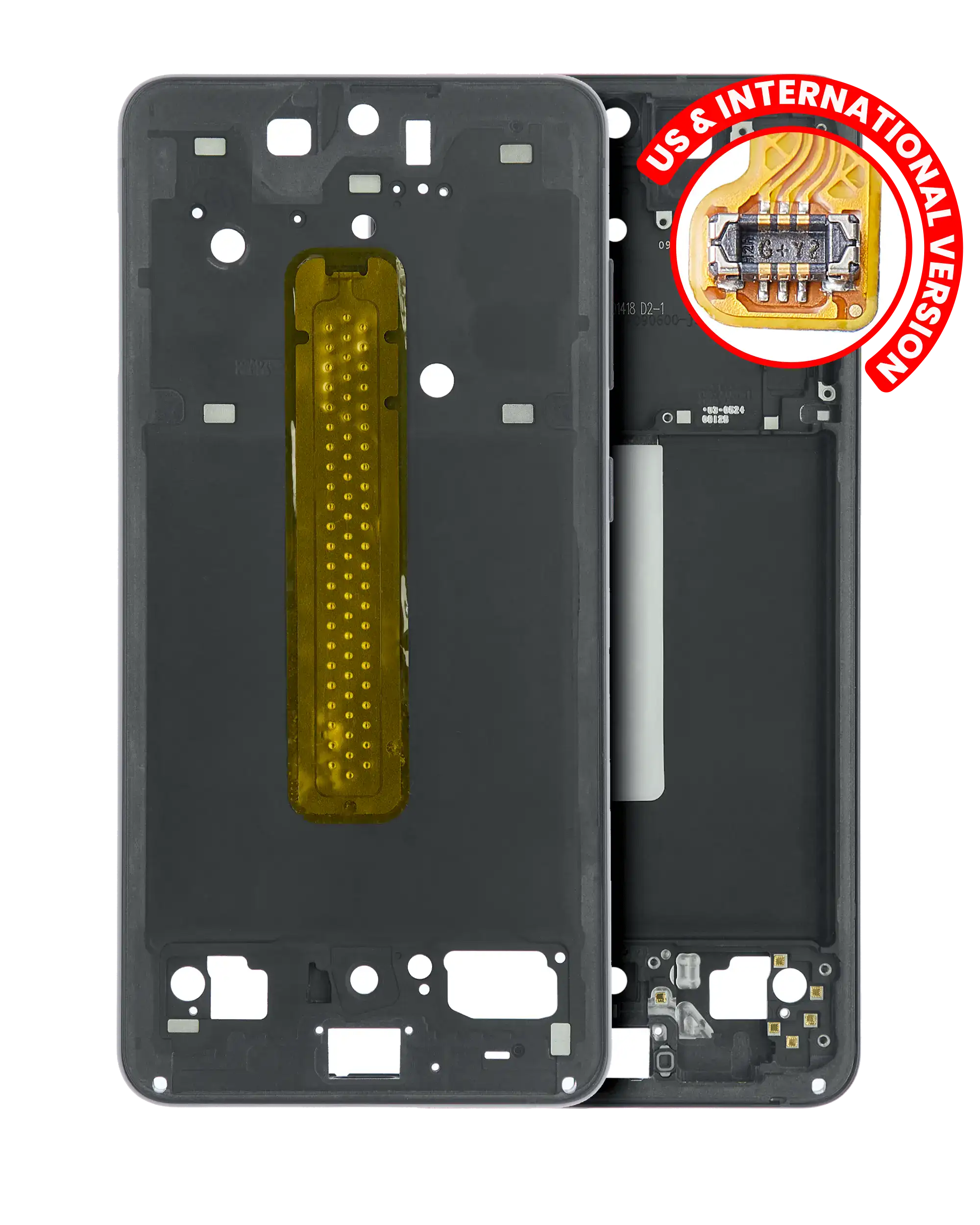 Frame centrale per Samsung Galaxy S21 FE 5G (US e International Version) (Grafite)