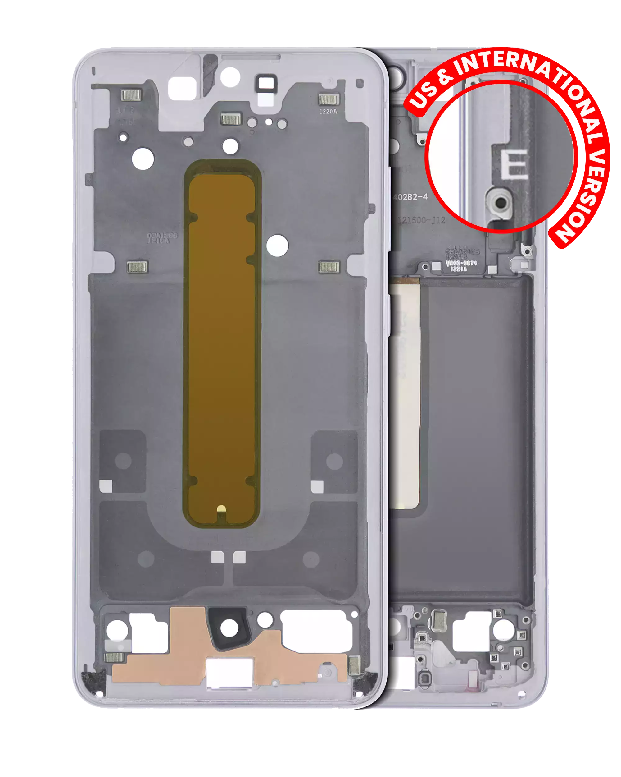 Frame centrale per Samsung Galaxy S21 FE 5G (US e International Version) (Lavanda)