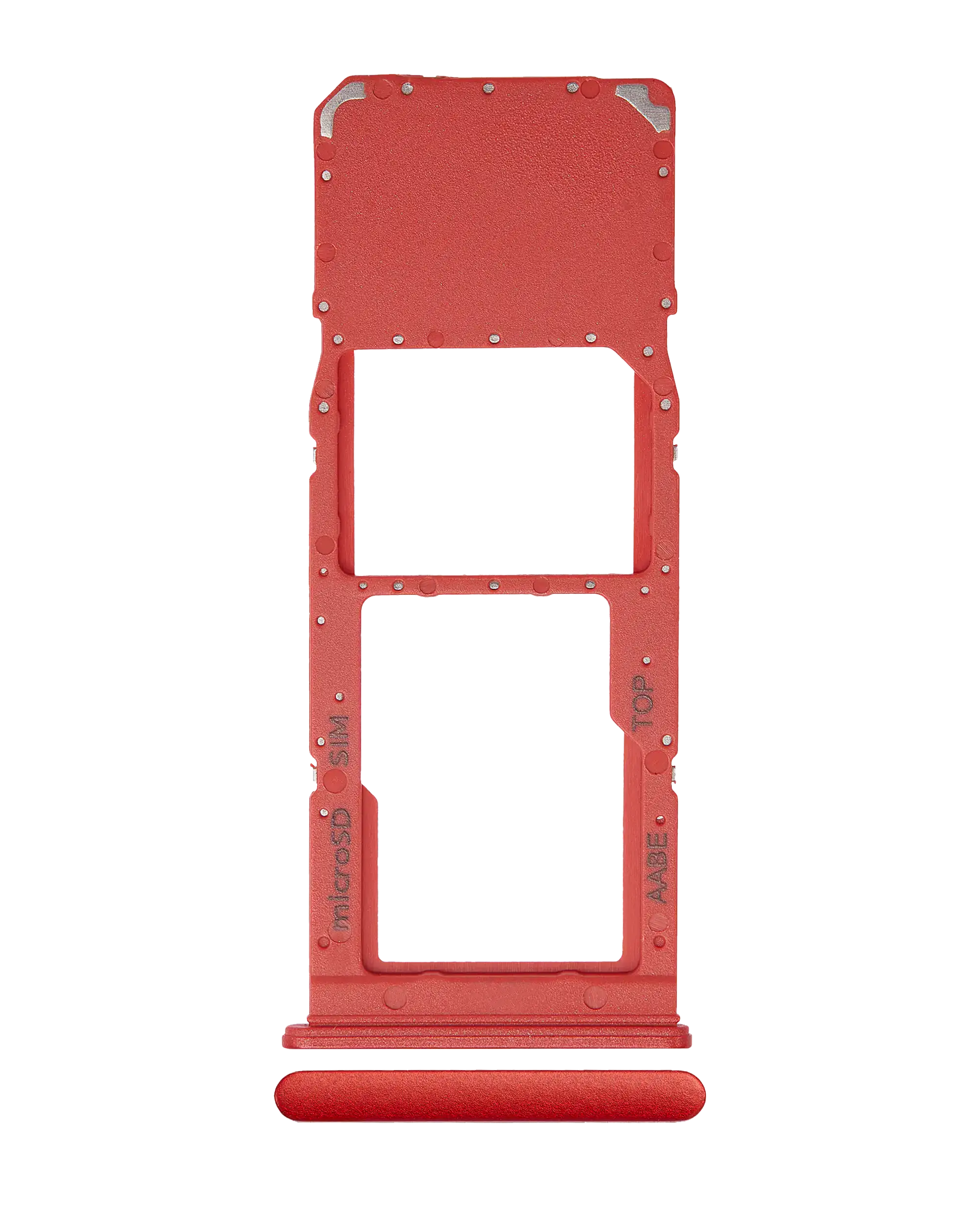 Carrellino SIM singola per Samsung Galaxy A12 (A125 / 2020) (Rosso)