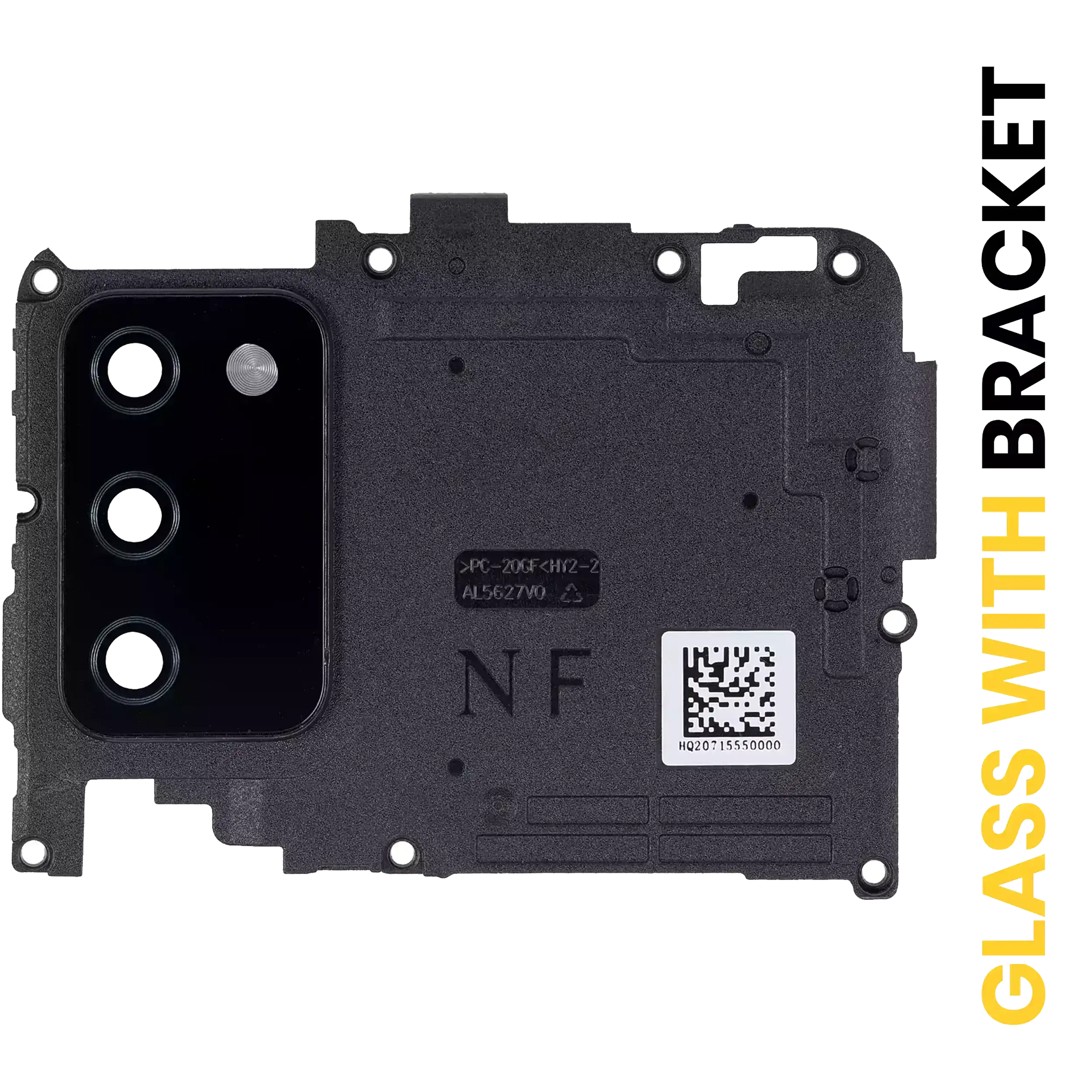 Lente fotocamera posteriore con staffa per Samsung Galaxy A03S (A037 / 2021)