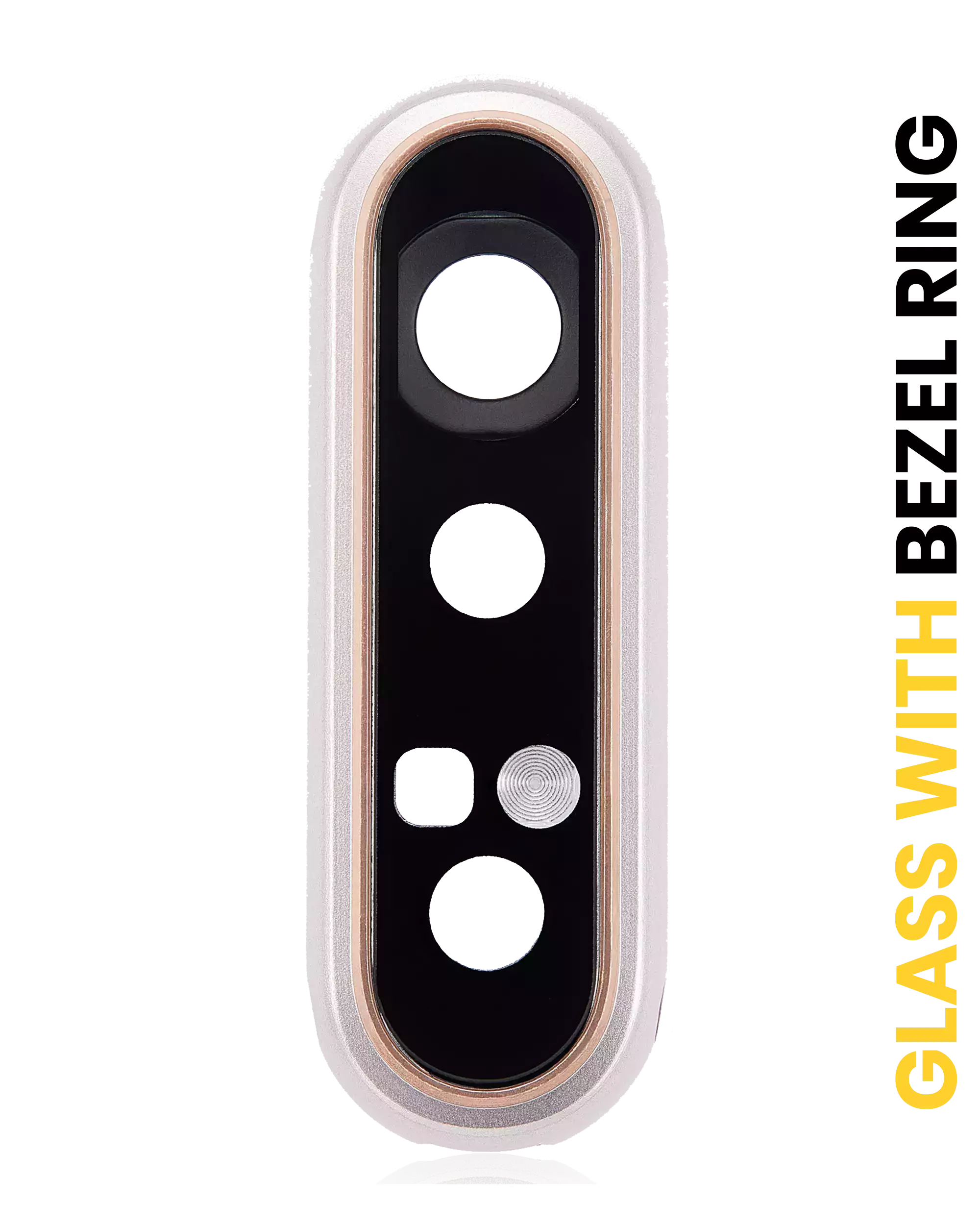 Lente fotocamera posteriore con staffa / Cornice per Samsung Galaxy A80 (A805 / 2019) (Angel Oro)