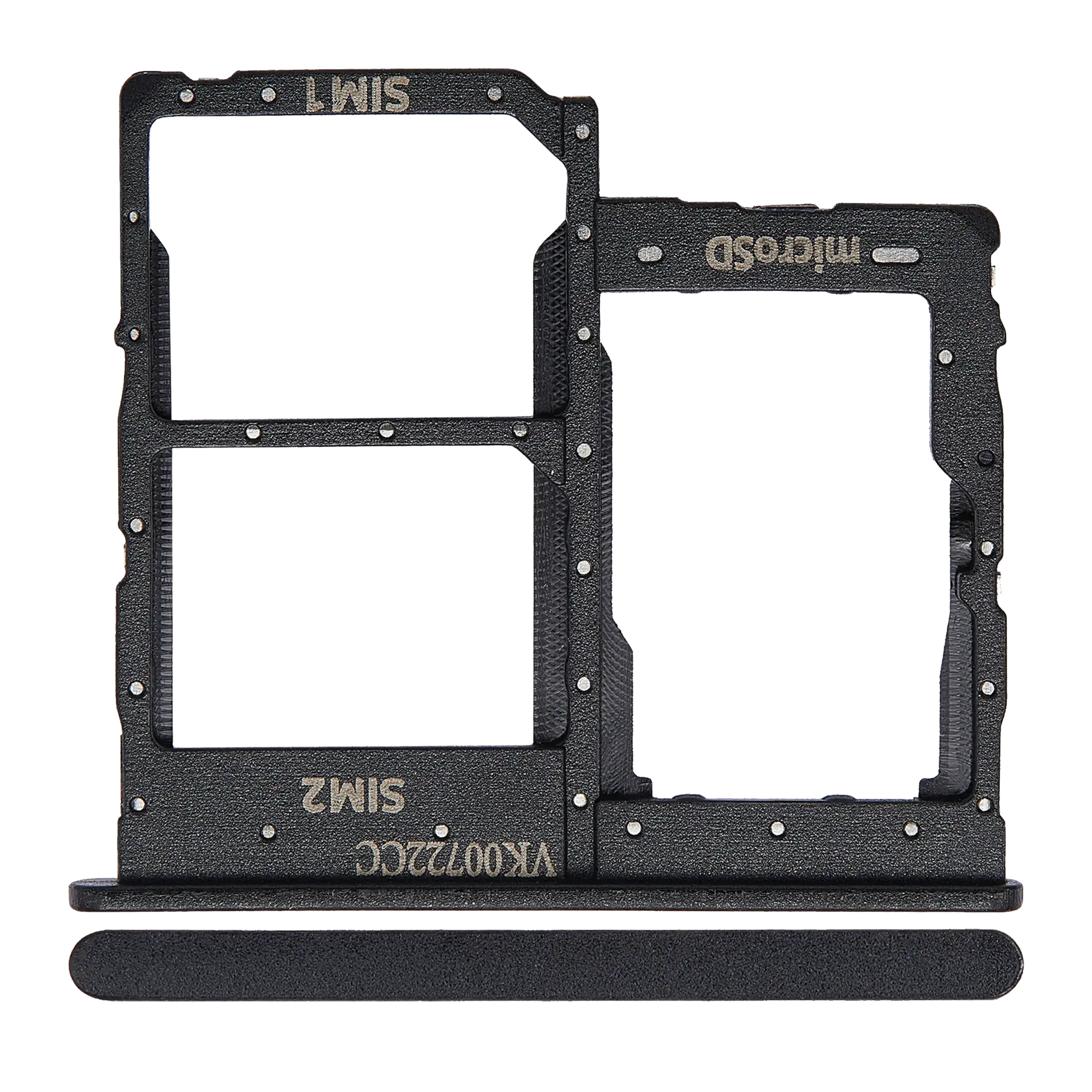 Carrellino doppia SIM per Samsung Galaxy A01 Core (A013 / 2020) (Nero)