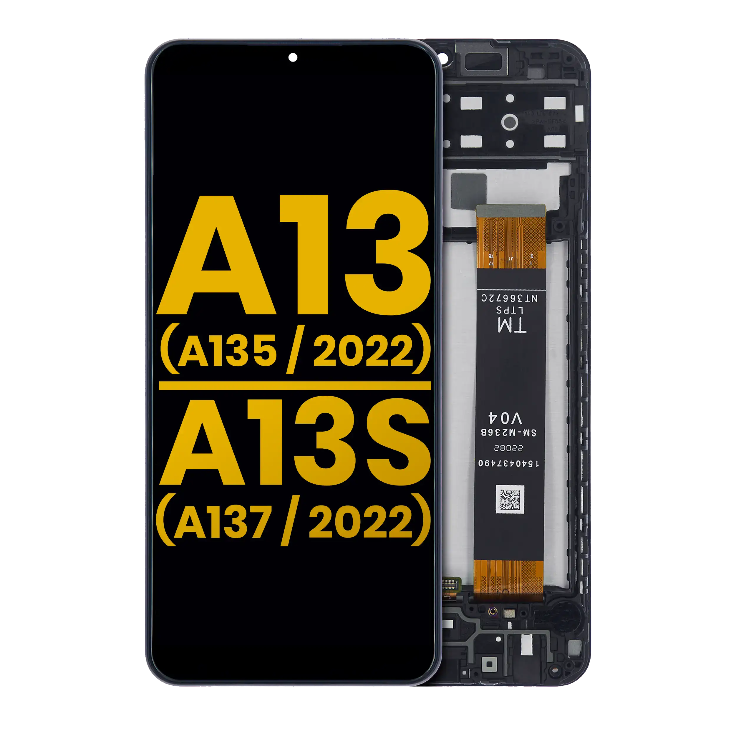 Display LCD completo con Frame per Samsung Galaxy A13 4G (A135 / 2022) / A13s (A137 / 2022) (Refurbished) (tutti i colori)