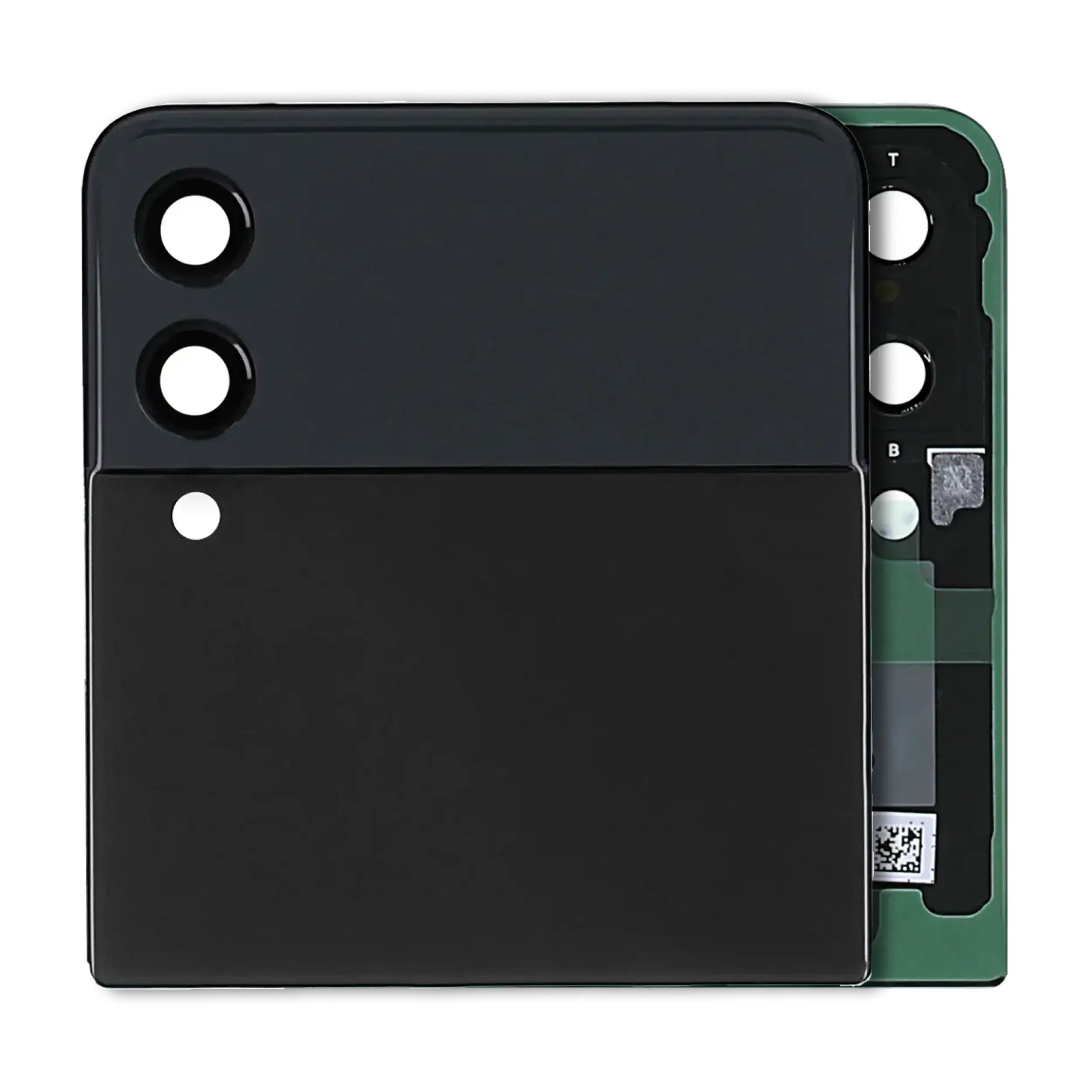 Outer Display OLED completo per Samsung Galaxy Z Flip 3 5G (Service Pack) (Phantom Nero)