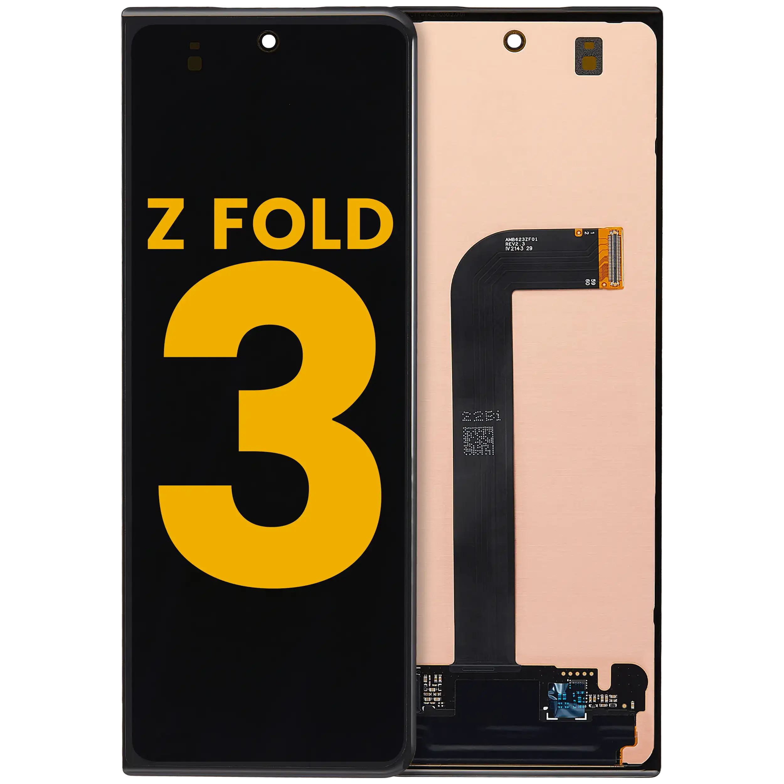 Outer Display OLED completo per Samsung Galaxy Z Fold 3 5G (Refurbished) (tutti i colori)