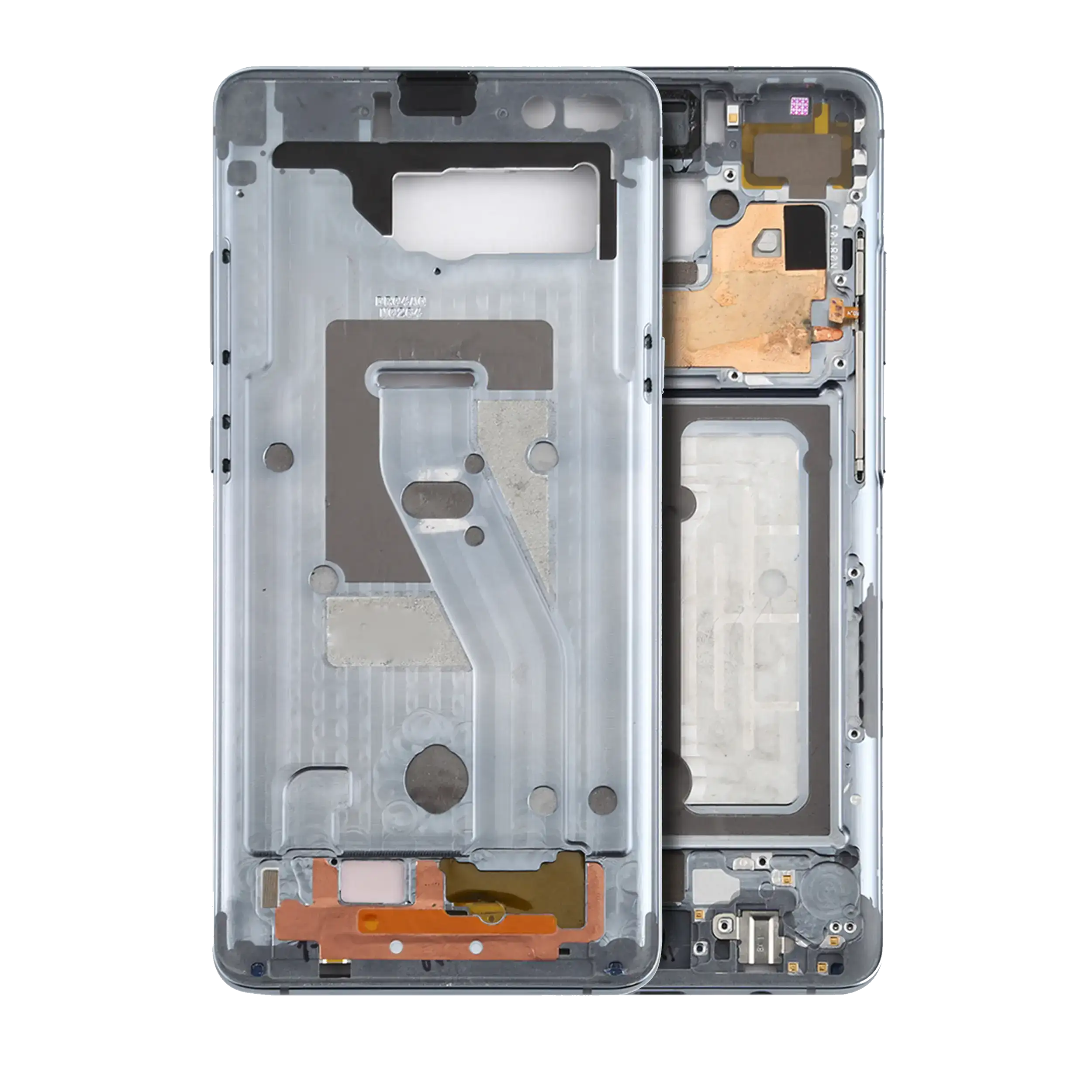 Frame centrale per Samsung Galaxy S10 (con minuteria) (Prism Bianco)