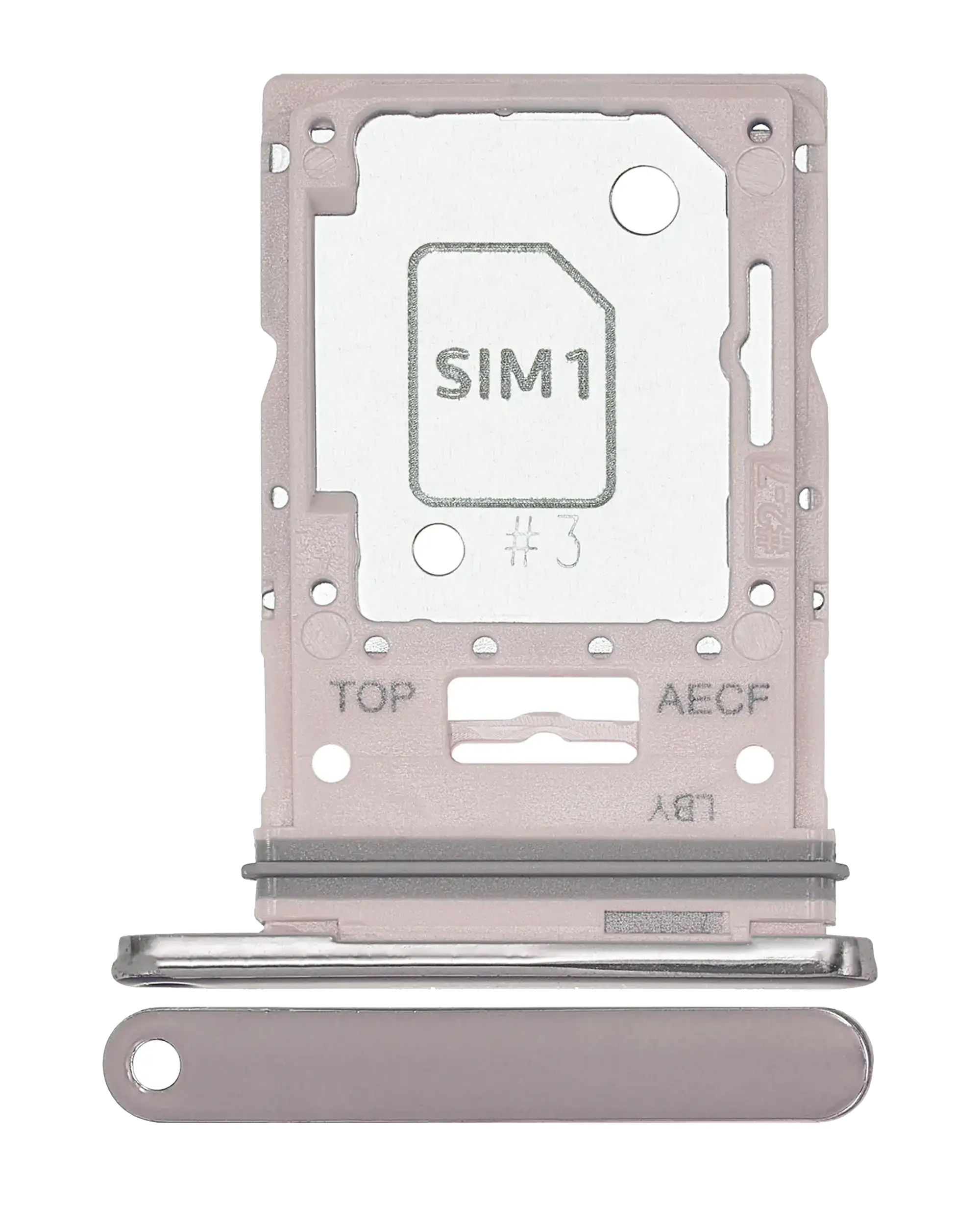 Carrellino SIM singola per Samsung Galaxy A53 5G (A536 / 2022) (Bianco)