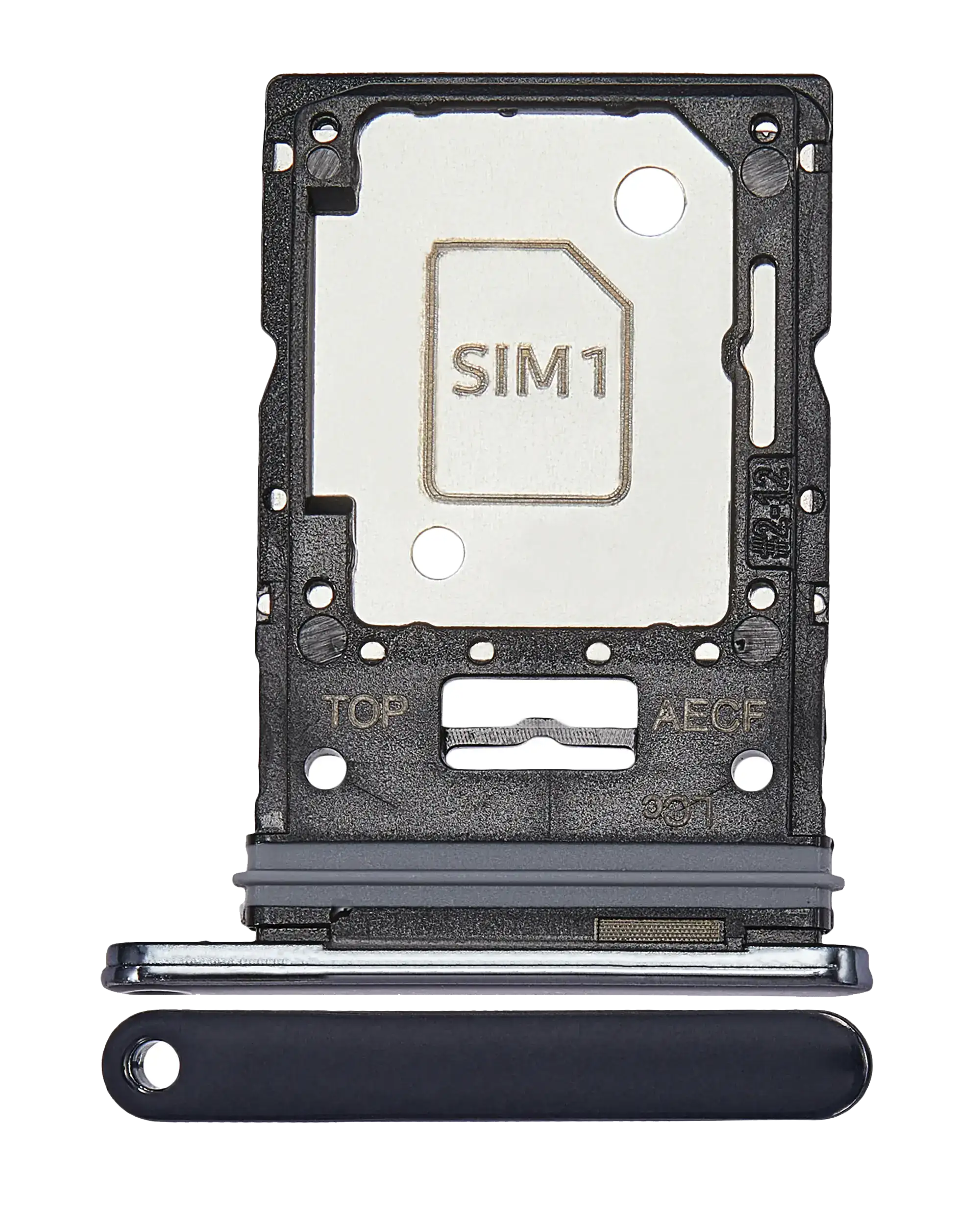 Carrellino SIM singola per Samsung Galaxy A53 5G (A536 / 2022) (Nero)