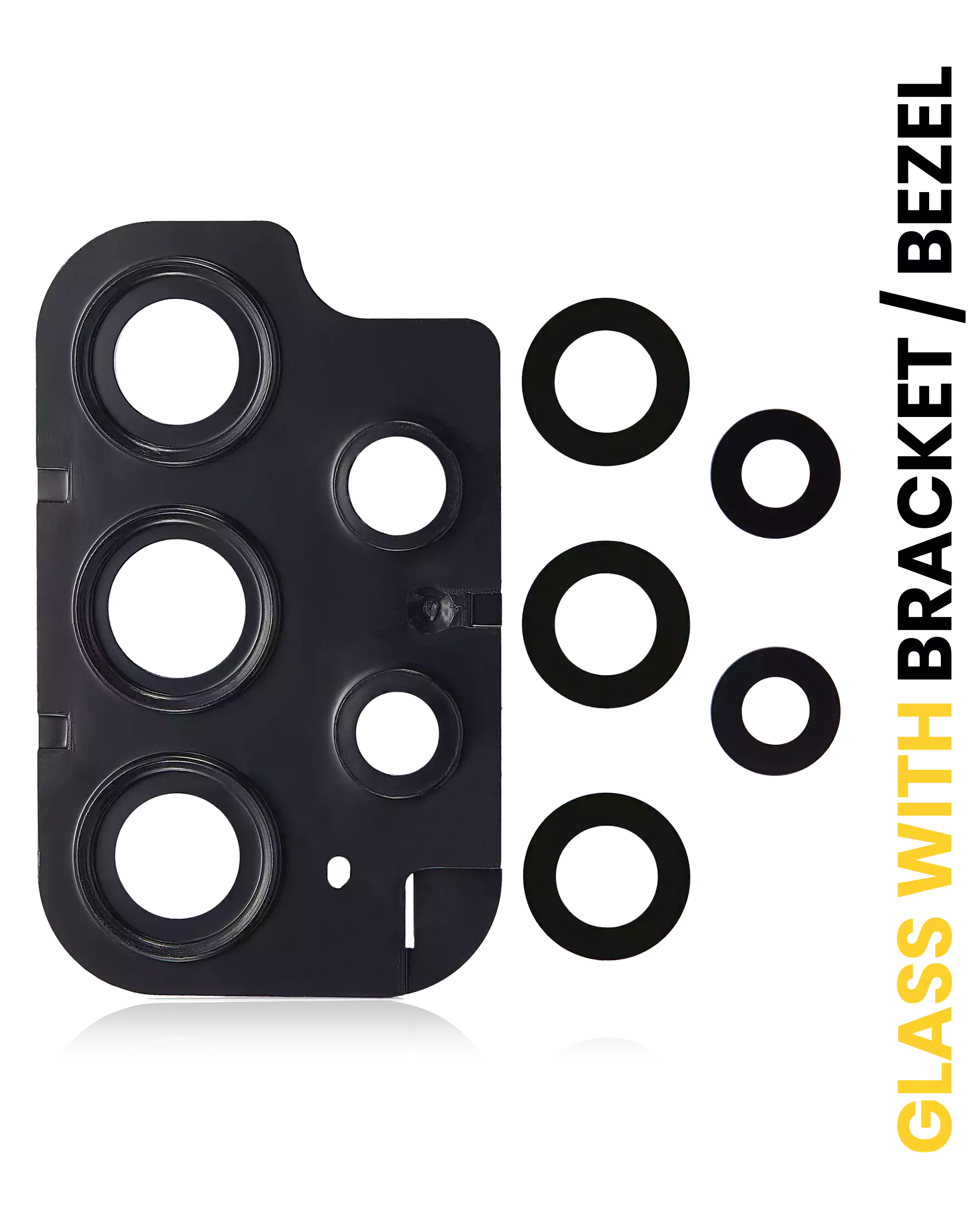 Lente fotocamera posteriore con staffa / Cornice per Samsung Galaxy A53 5G (A536 / 2022)