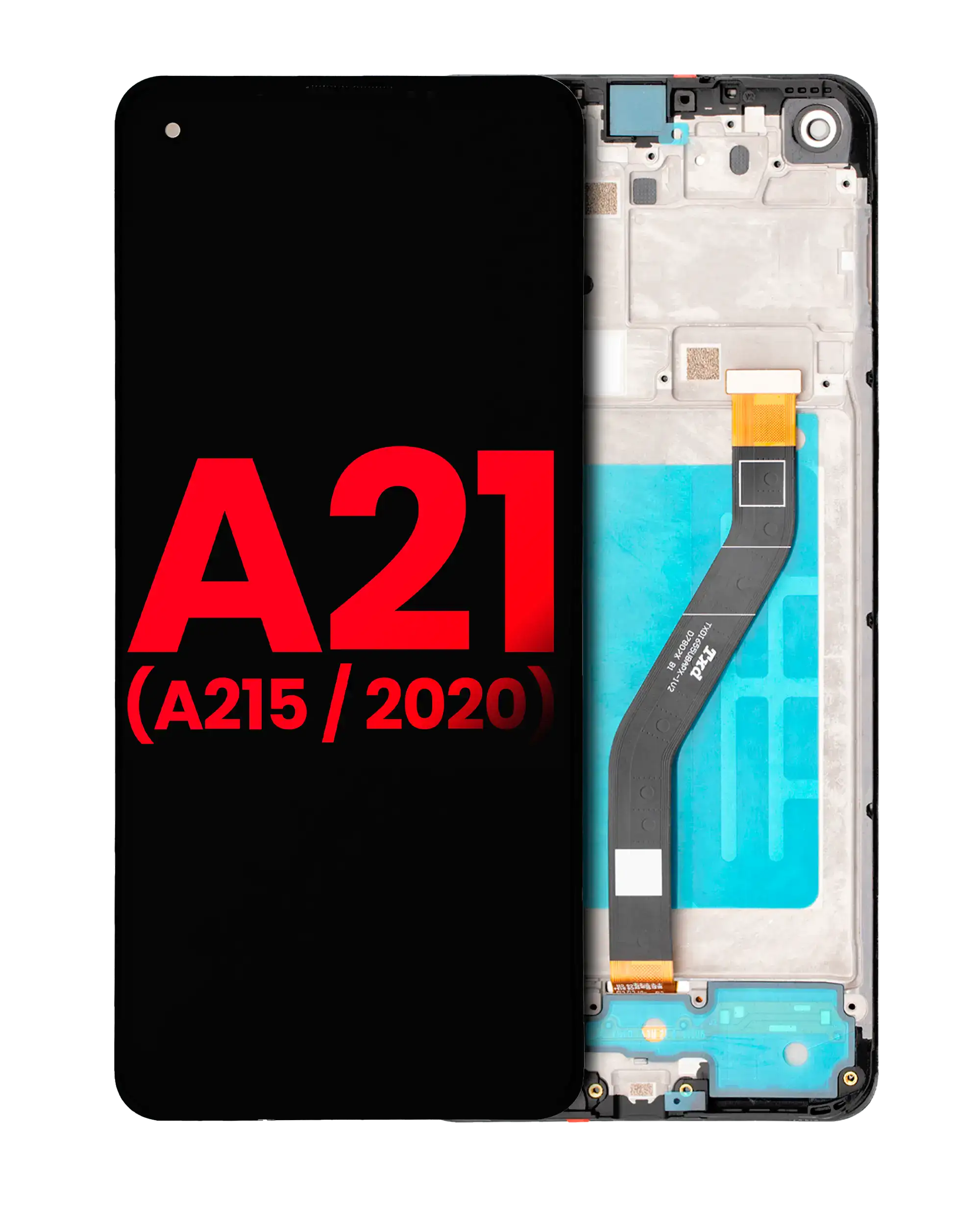 Display LCD completo con Frame per Samsung Galaxy A21 (A215 / 2020) (Aftermarket Plus)
