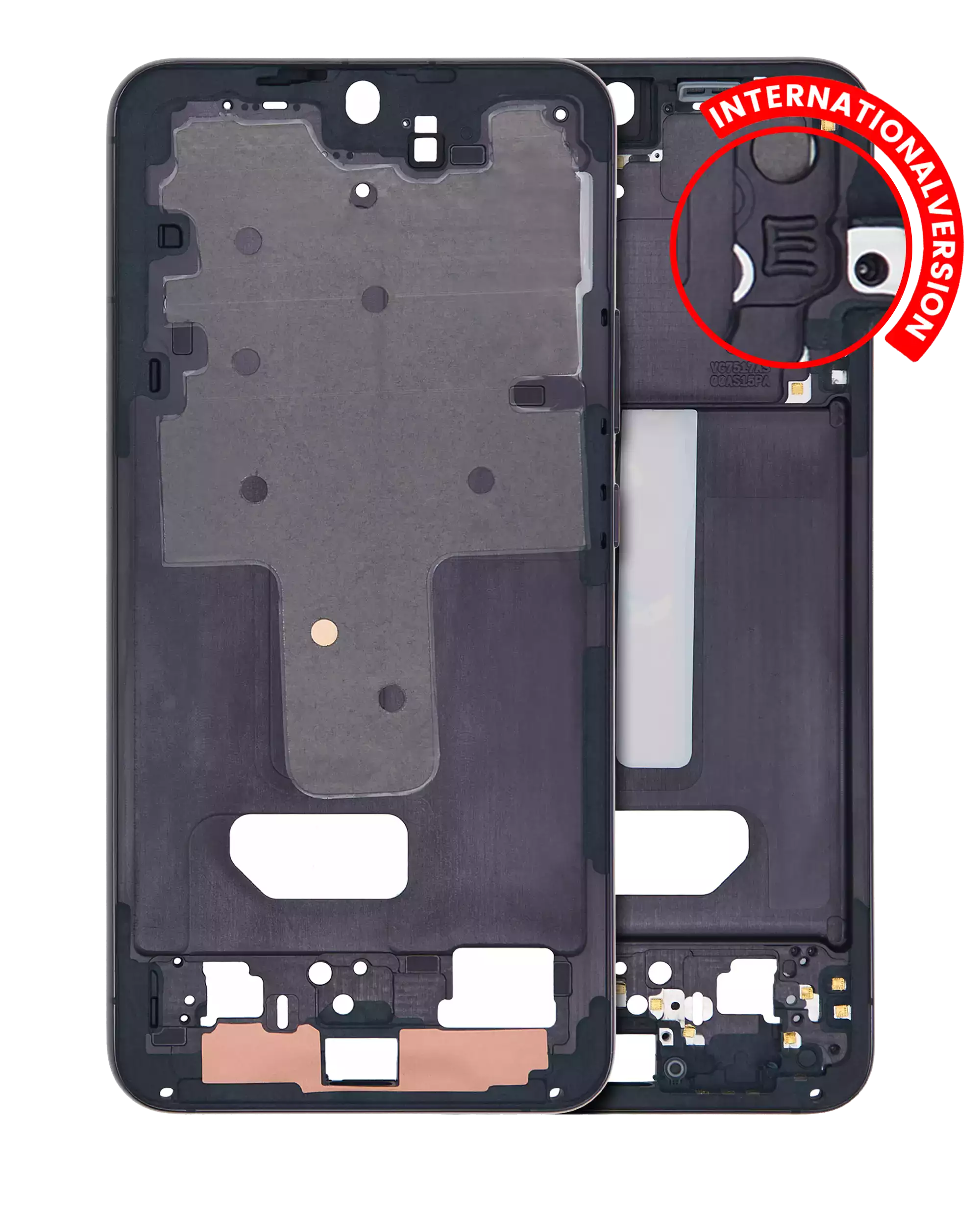 Frame centrale per Samsung Galaxy S22 Plus 5G (International Version) (Phantom Nero)