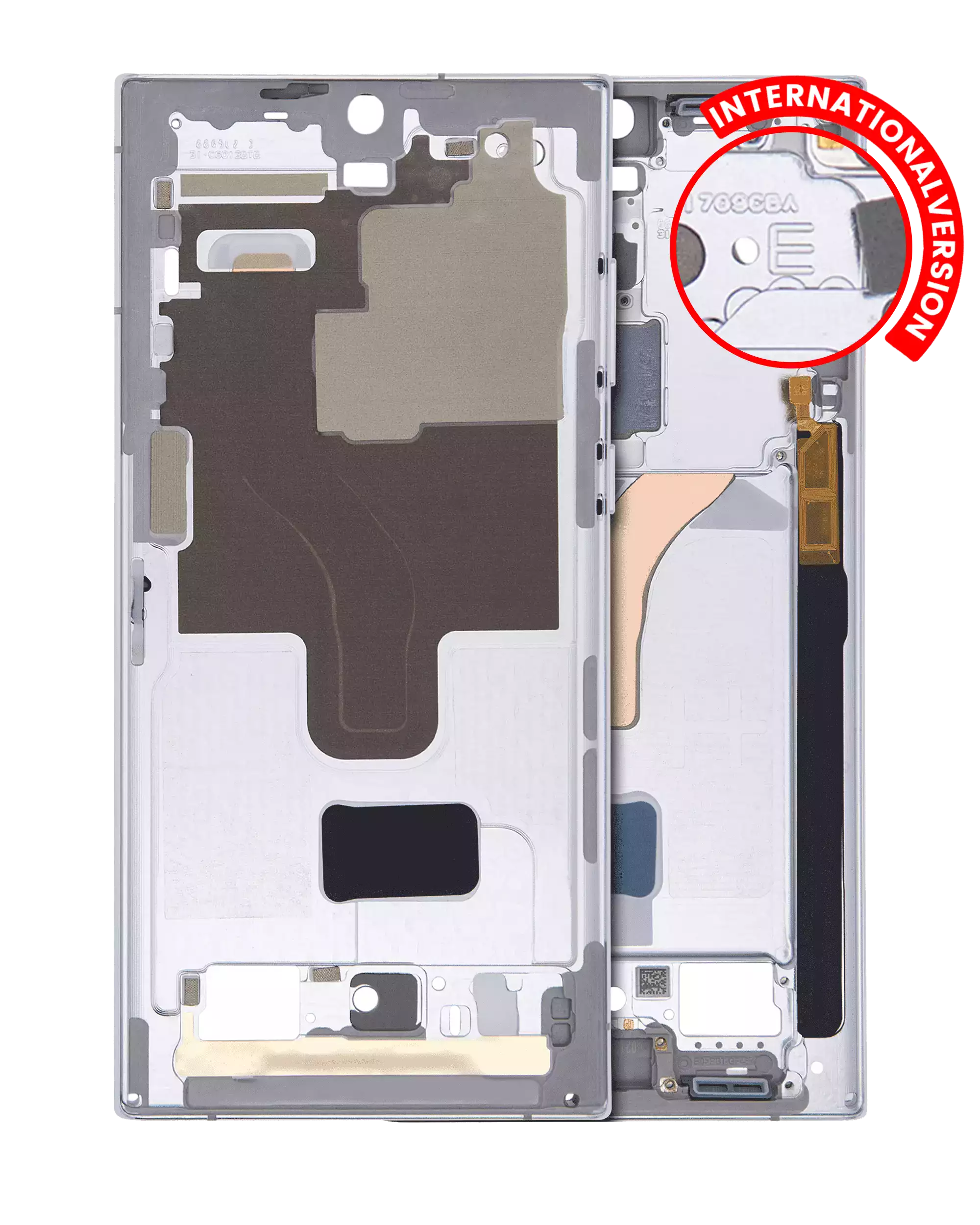 Frame centrale per Samsung Galaxy S22 Ultra 5G (International Version) (Bianco)