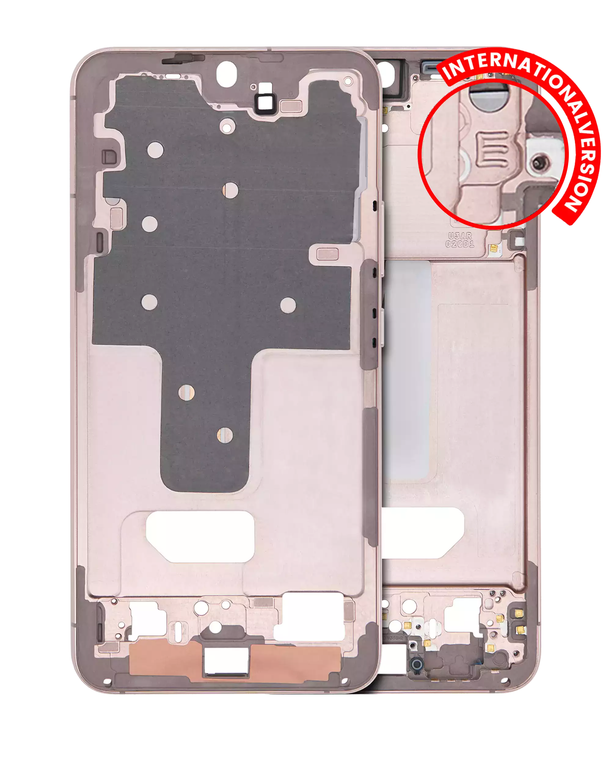 Frame centrale per Samsung Galaxy S22 Plus 5G (International Version) (Rosa Oro)