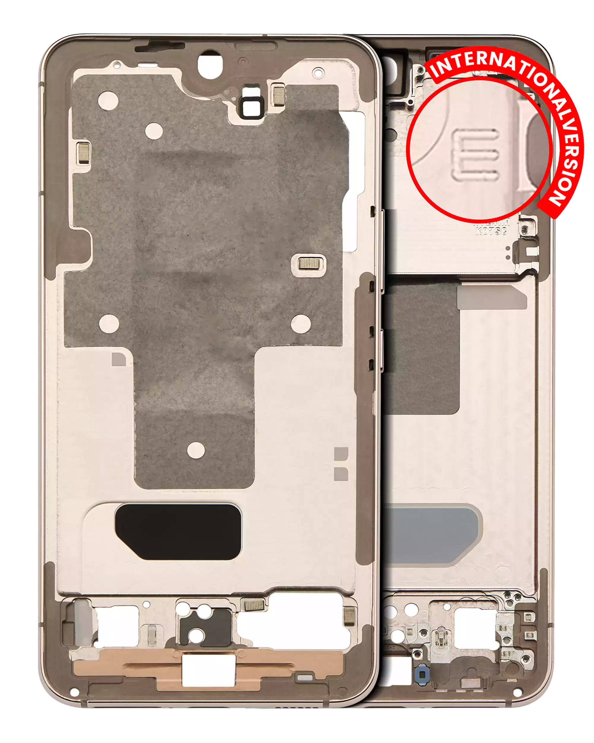 Frame centrale per Samsung Galaxy S22 5G (International Version) (Rosa Oro)